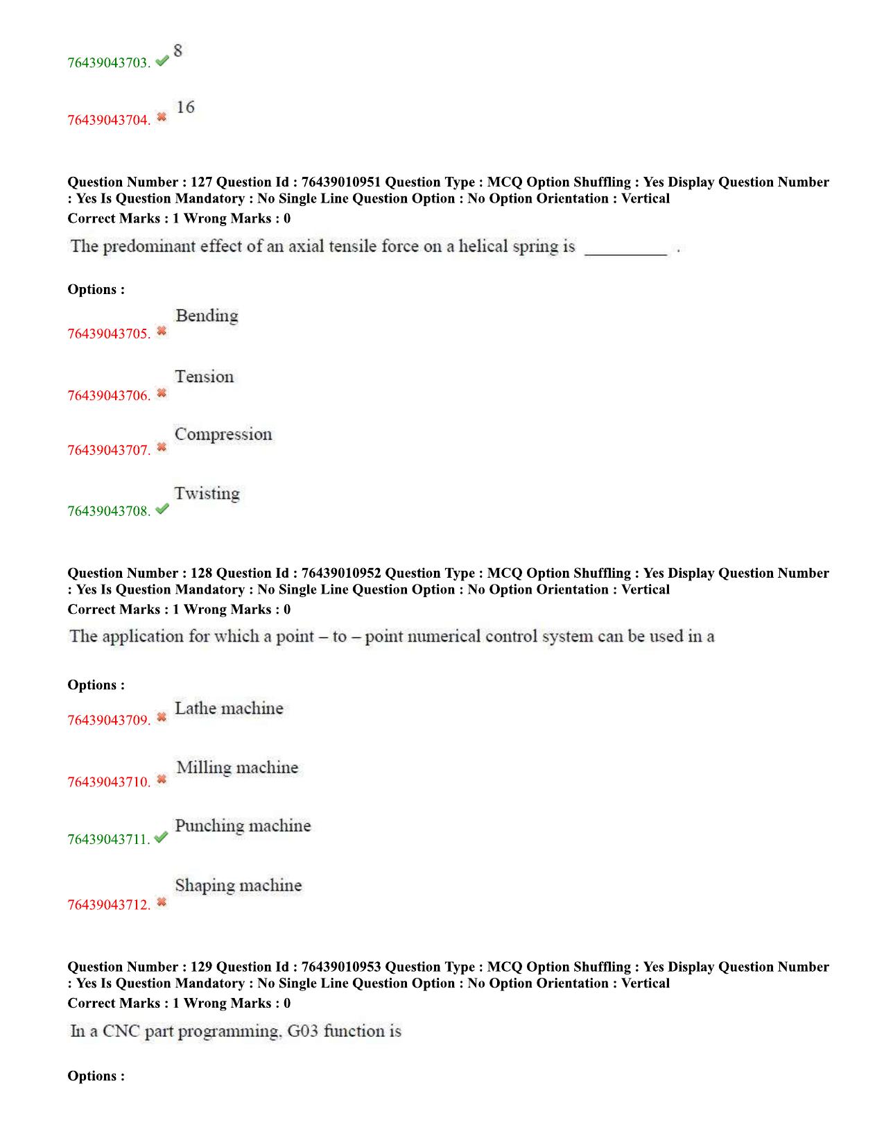 TS ECET 2020 Mechanical Engineering Question Paper - Page 55
