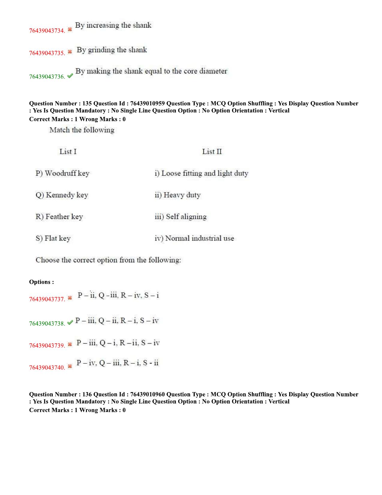 TS ECET 2020 Mechanical Engineering Question Paper - Page 58