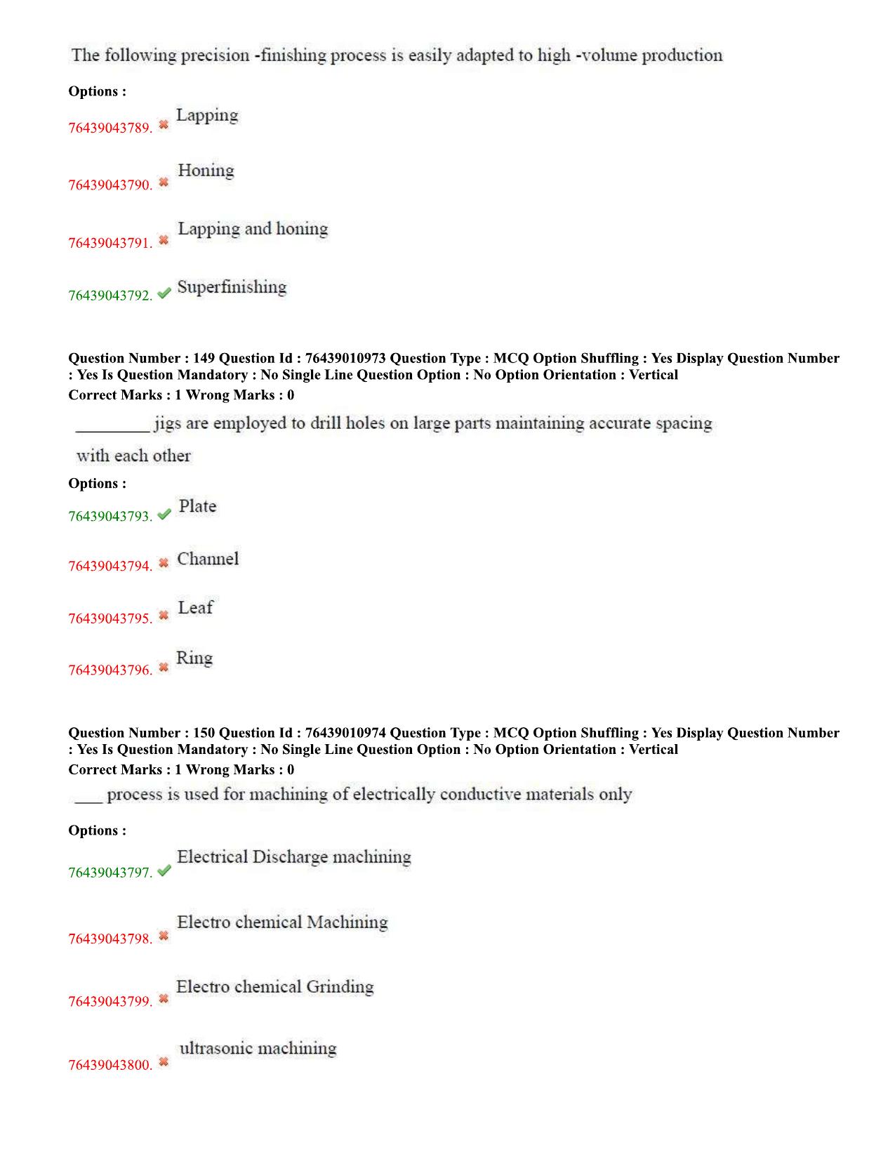 TS ECET 2020 Mechanical Engineering Question Paper - Page 64