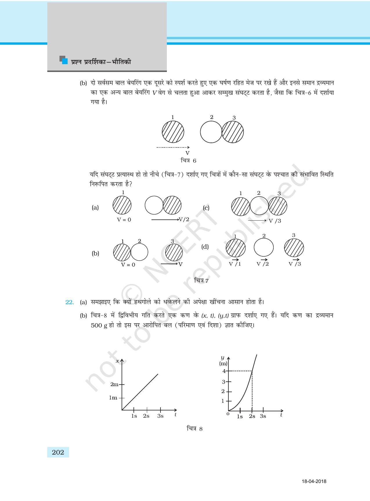 NCERT Exemplar Class 11: भौतिक विज्ञान अध्याय 17 (प्रश्न पत्र का डिज़ाइन ) - Page 22