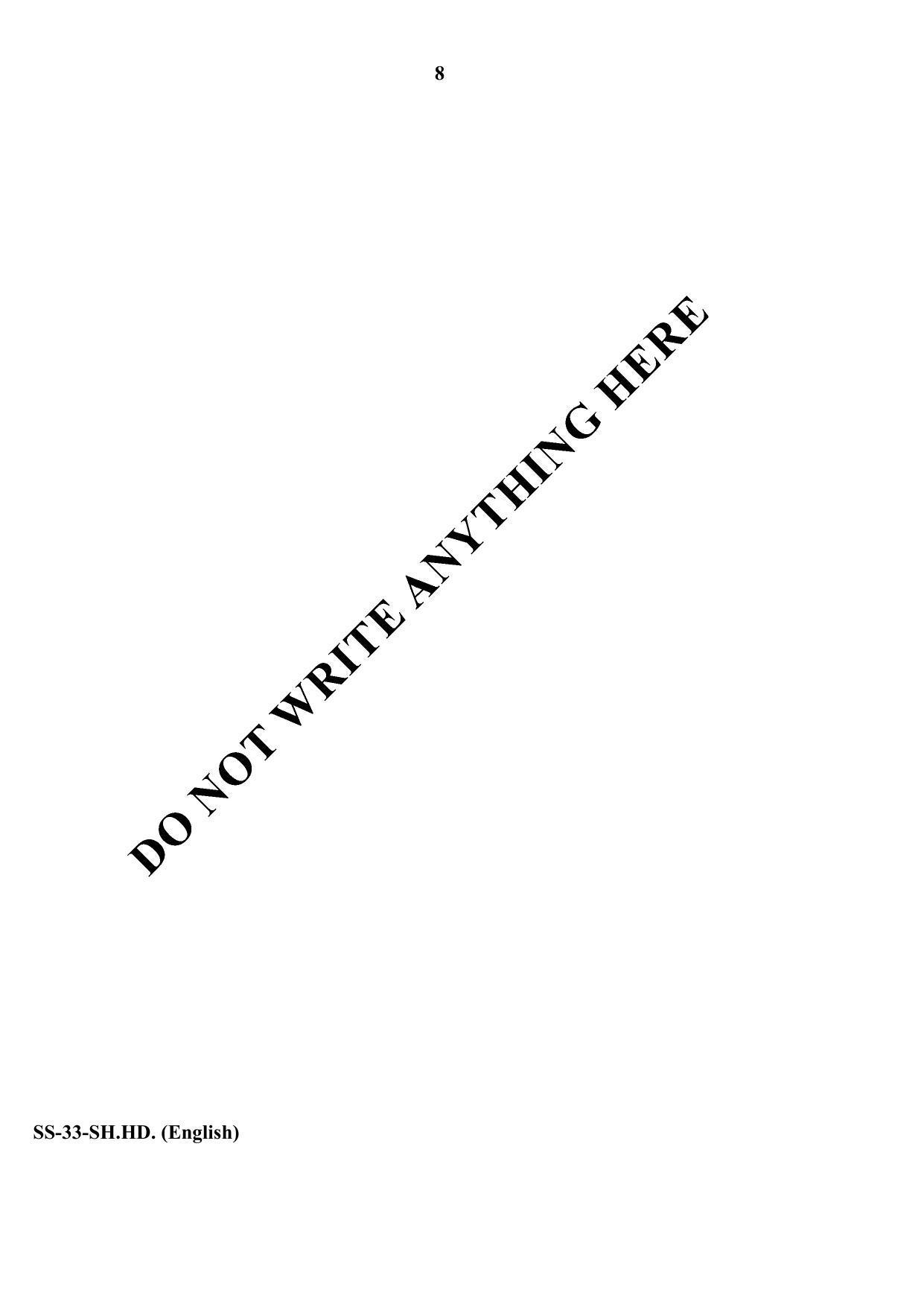Class 12 2020 Shorthand English RBSE Question Paper - Page 8