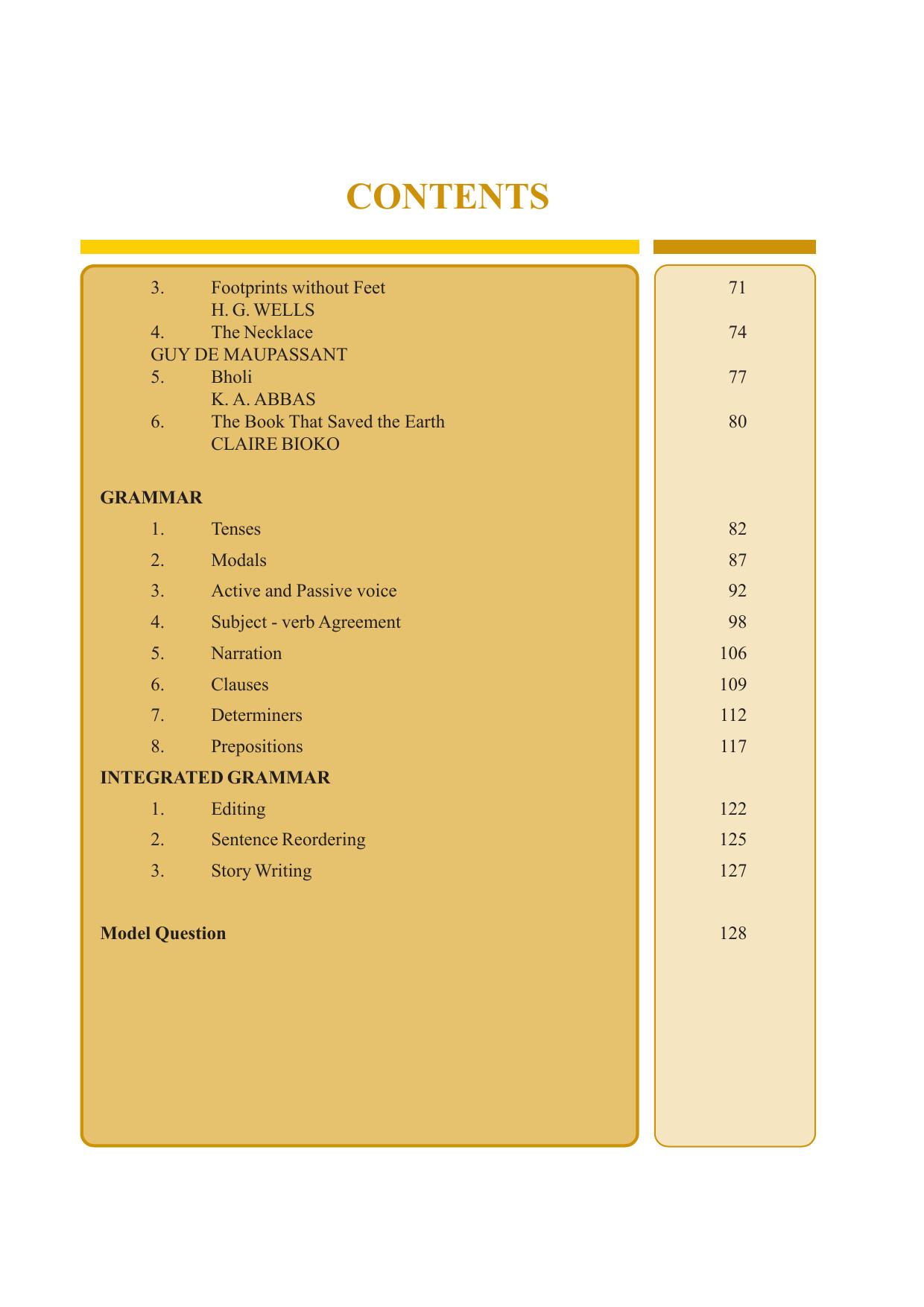 Tripura Board Class 10 English Workbooks - Page 6