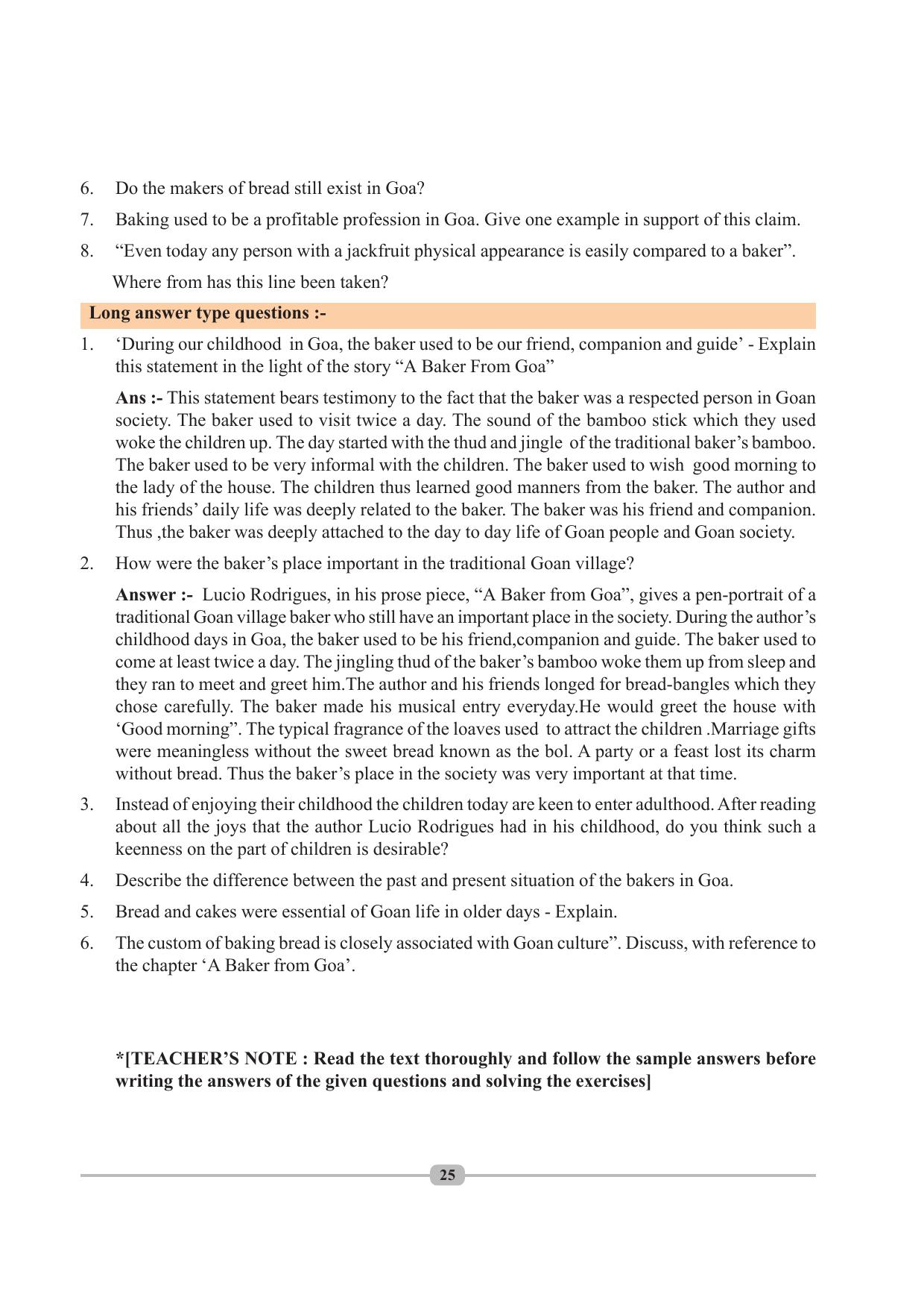 Tripura Board Class 10 English Workbooks - Page 25