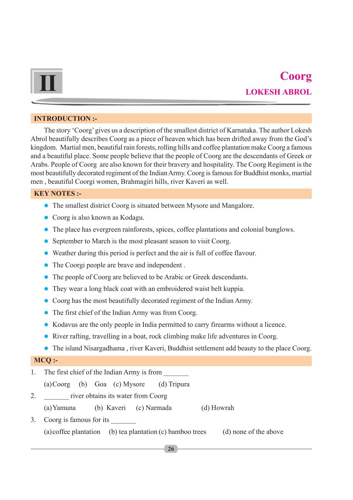 Tripura Board Class 10 English Workbooks - Page 26