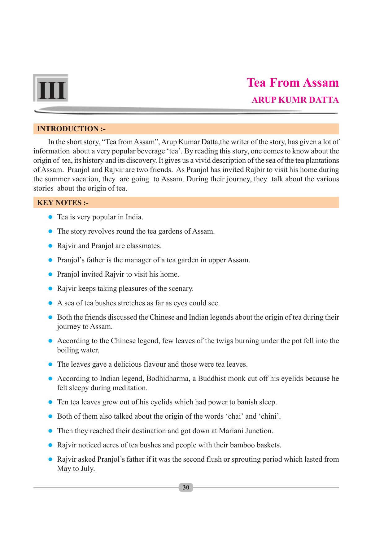 Tripura Board Class 10 English Workbooks - Page 30