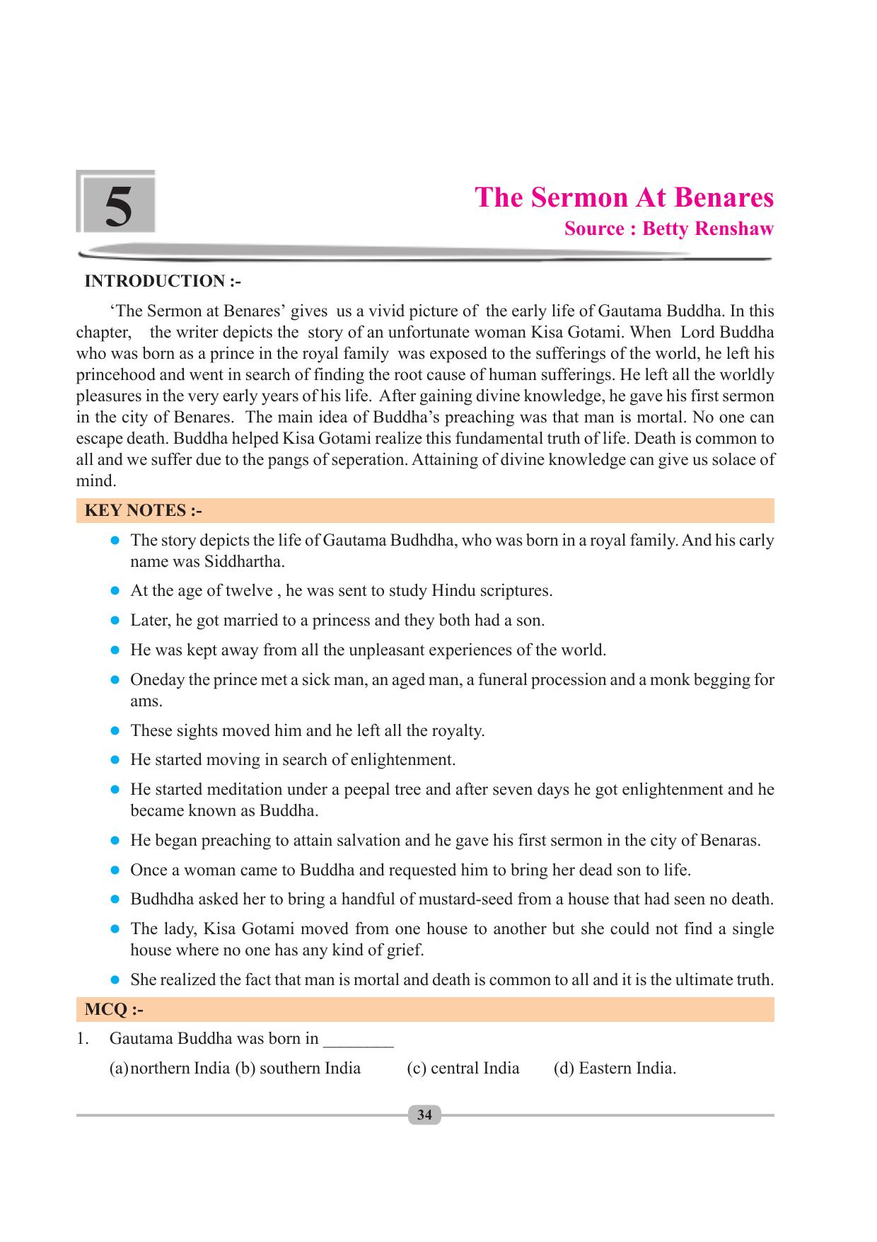 Tripura Board Class 10 English Workbooks - Page 34