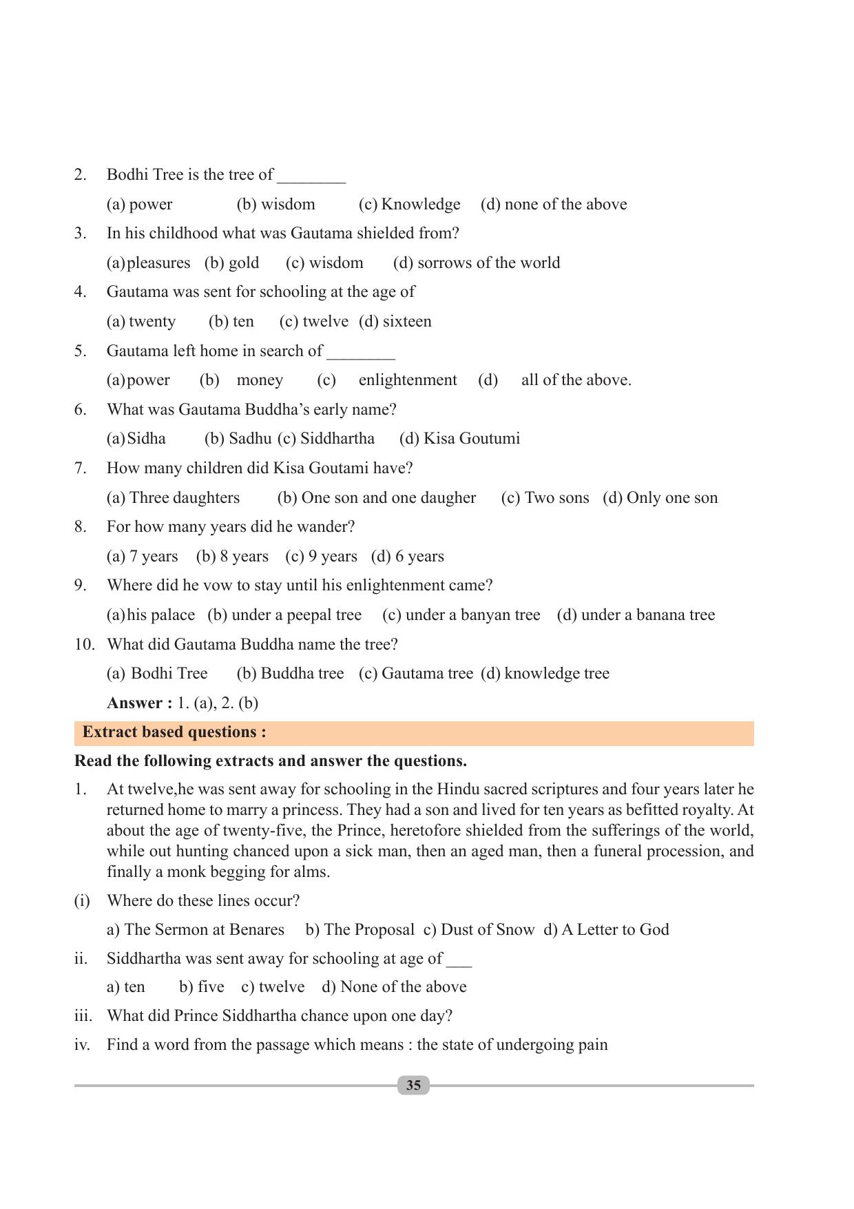 Tripura Board Class 10 English Workbooks - Page 35