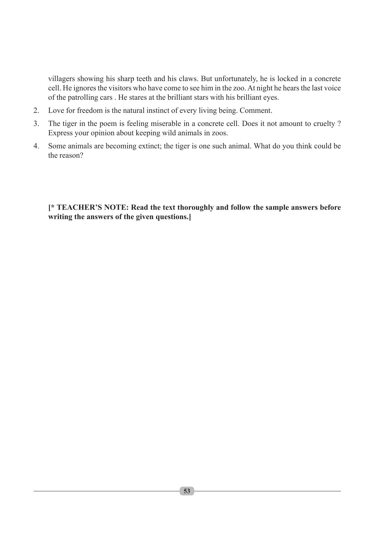 Tripura Board Class 10 English Workbooks - Page 53