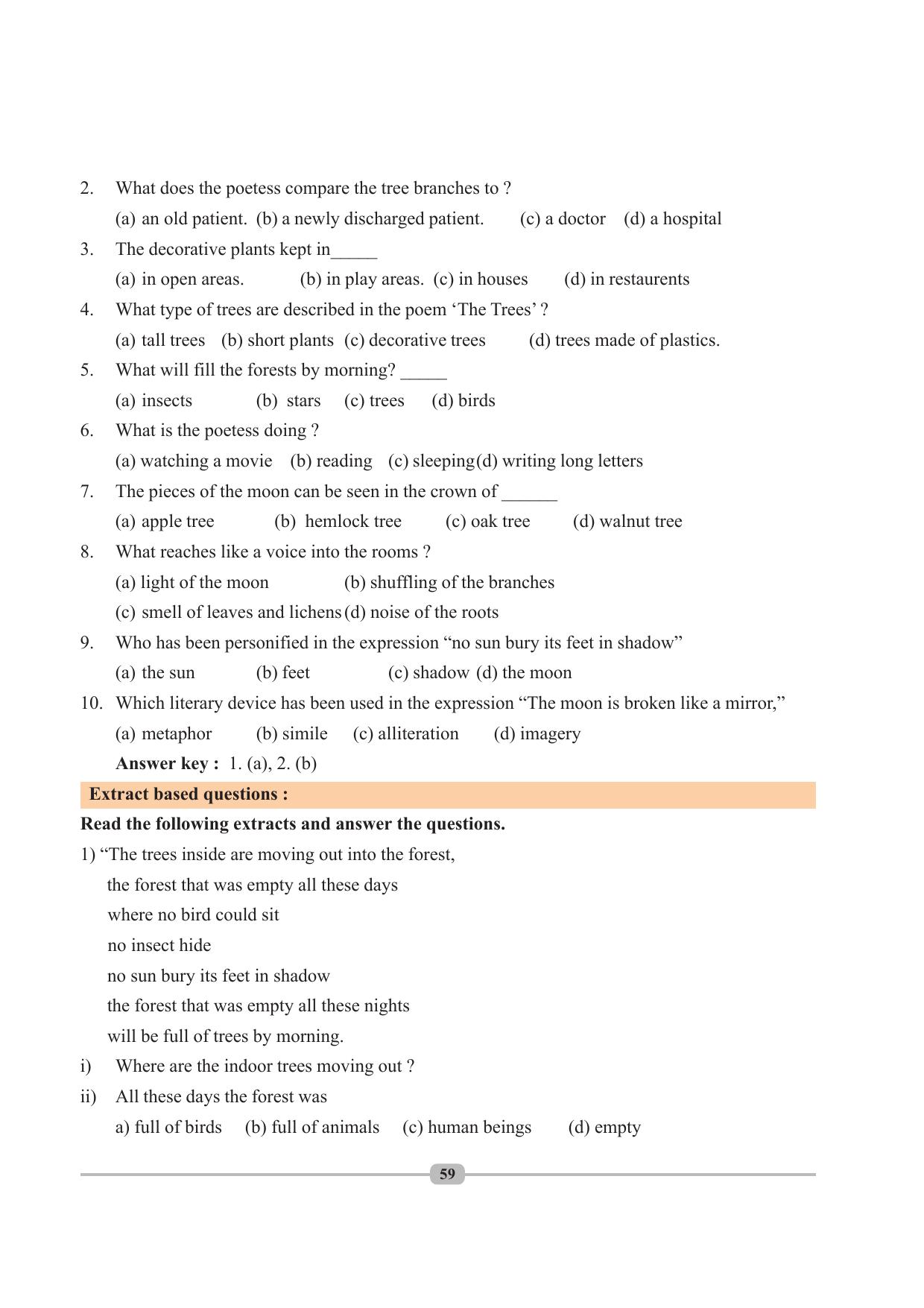 Tripura Board Class 10 English Workbooks - Page 59