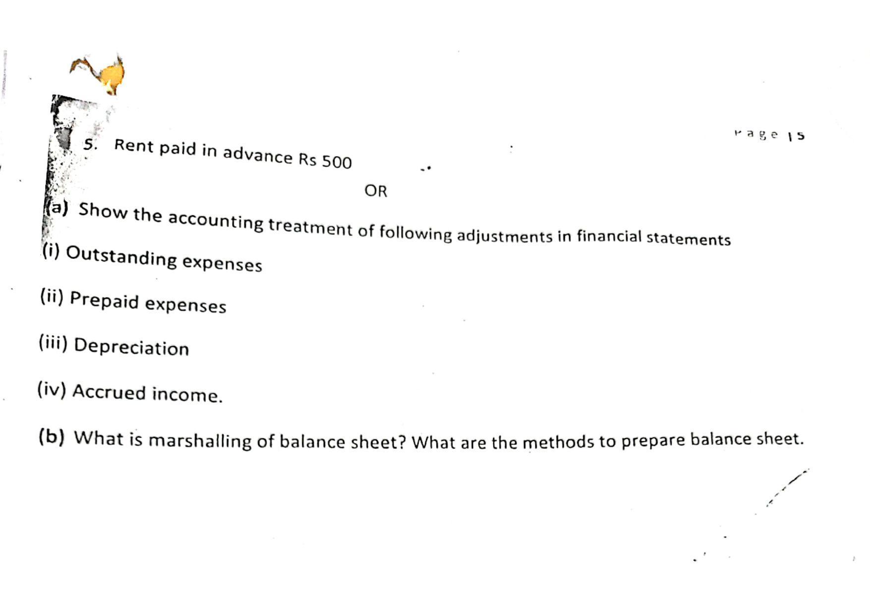 JKBOSE Class 11 Accountancy Model Question Paper 2023 - Page 5