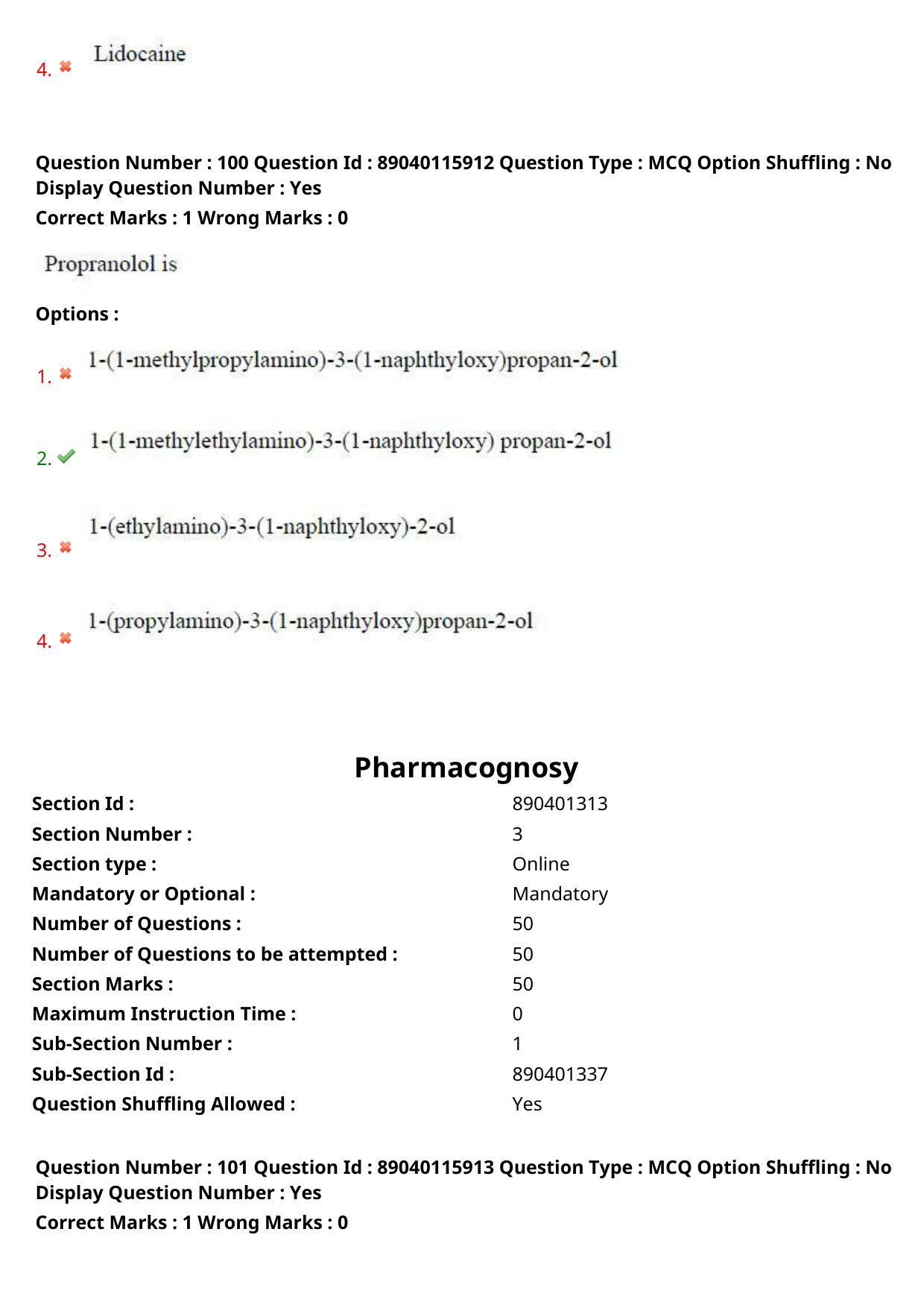 AP ECET 2025 Pharmacy 06th May 2025 (Shift 2) Question Paper wth Key - Page 48