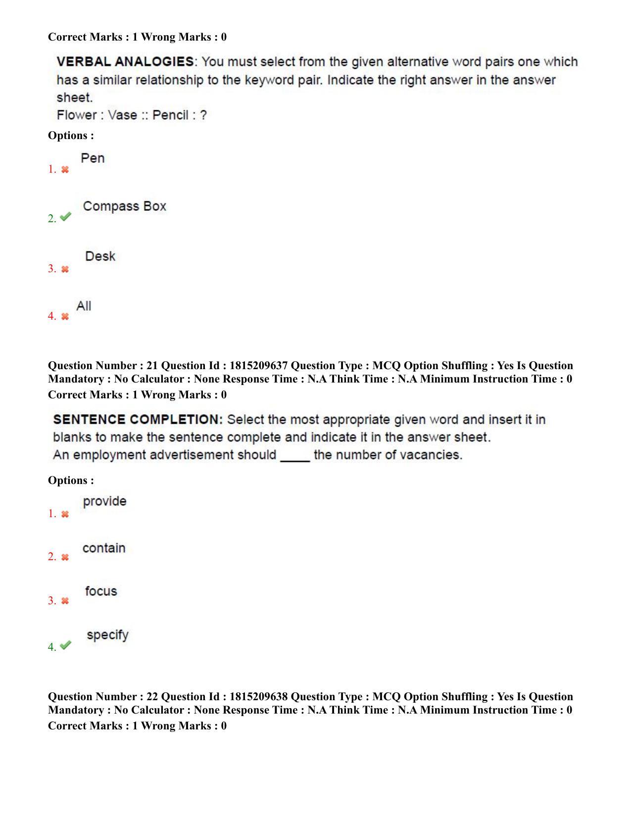 TS CPGET 2023 Master of Human Resource Management MHRM (Shift 2) Question Paper with Answer Key - Page 11