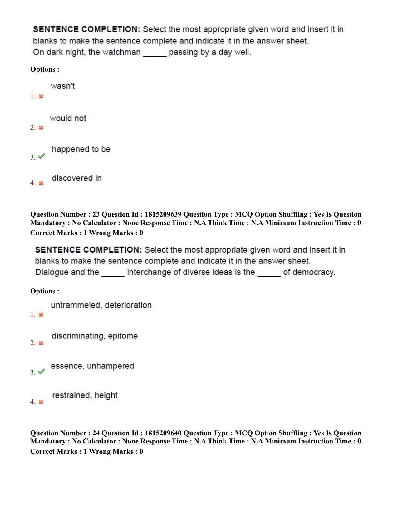 TS CPGET 2023 Master of Human Resource Management MHRM (Shift 2) Question Paper with Answer Key - Page 12