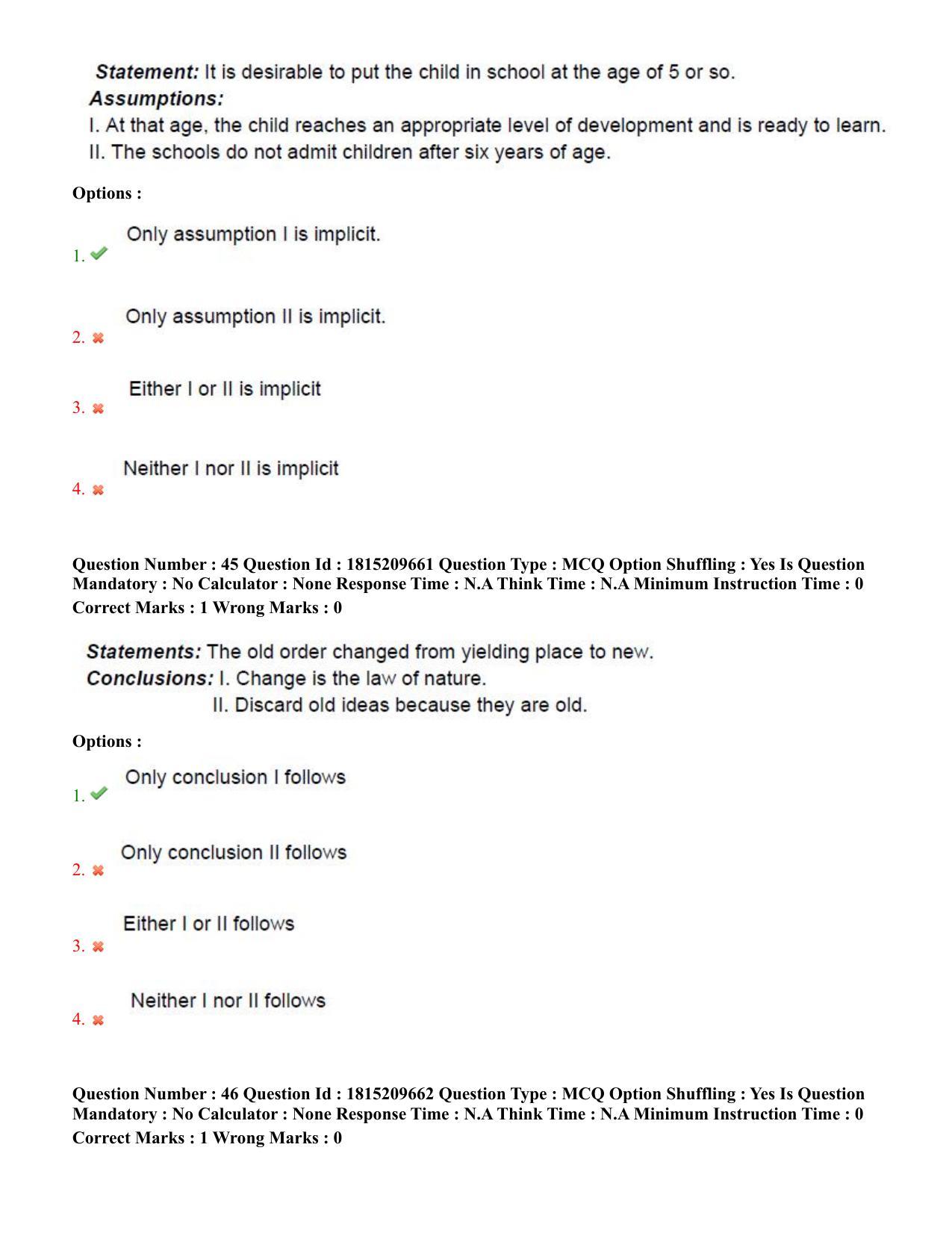 TS CPGET 2023 Master of Human Resource Management MHRM (Shift 2) Question Paper with Answer Key - Page 22