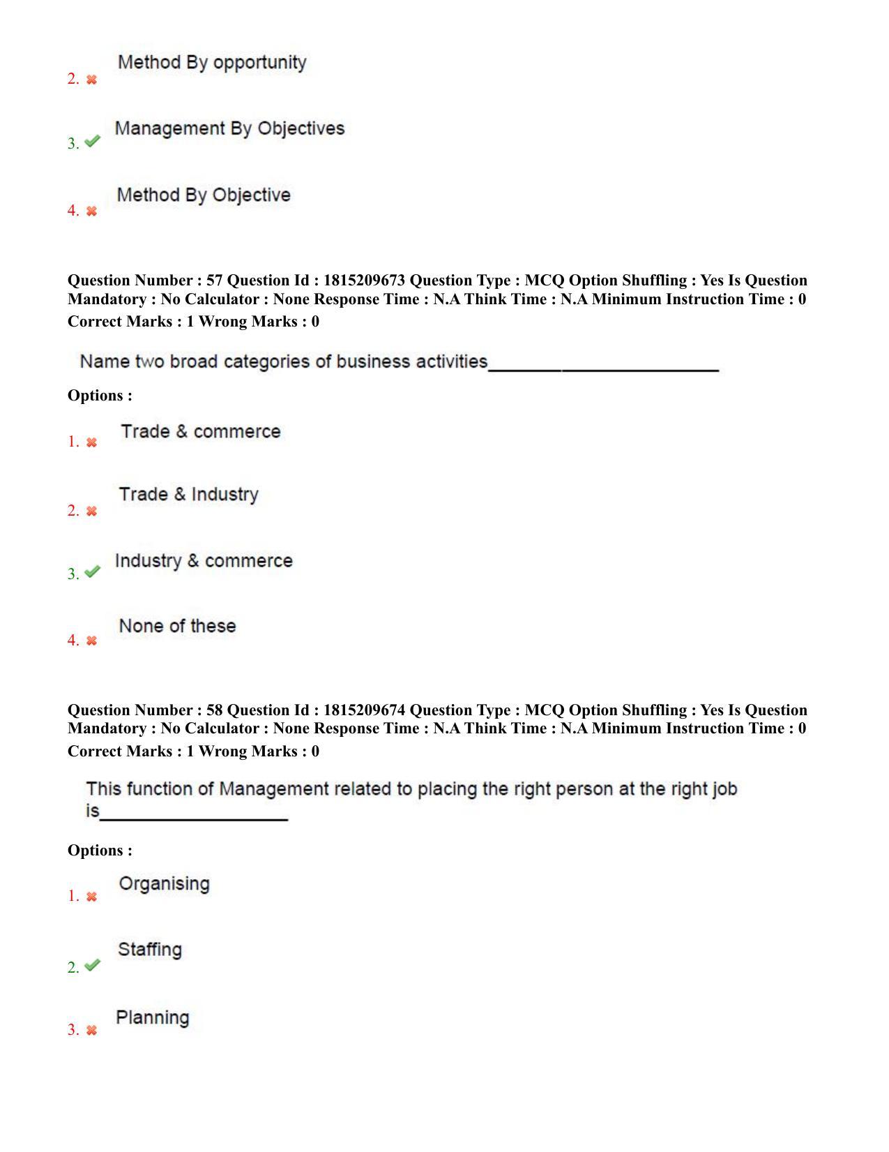 TS CPGET 2023 Master of Human Resource Management MHRM (Shift 2) Question Paper with Answer Key - Page 28