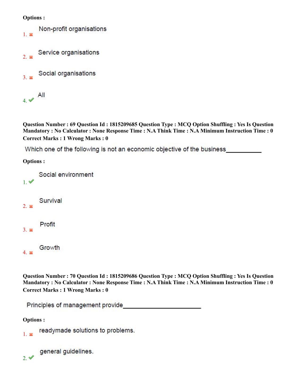 TS CPGET 2023 Master of Human Resource Management MHRM (Shift 2) Question Paper with Answer Key - Page 33