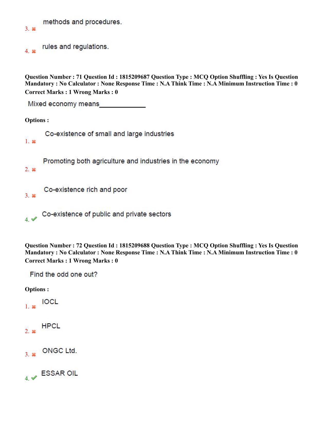 TS CPGET 2023 Master of Human Resource Management MHRM (Shift 2) Question Paper with Answer Key - Page 34