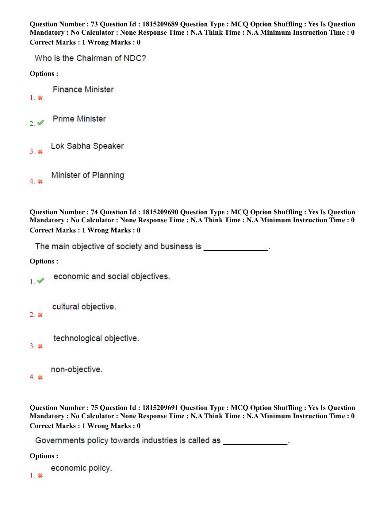 TS CPGET 2023 Master of Human Resource Management MHRM (Shift 2) Question Paper with Answer Key - Page 35