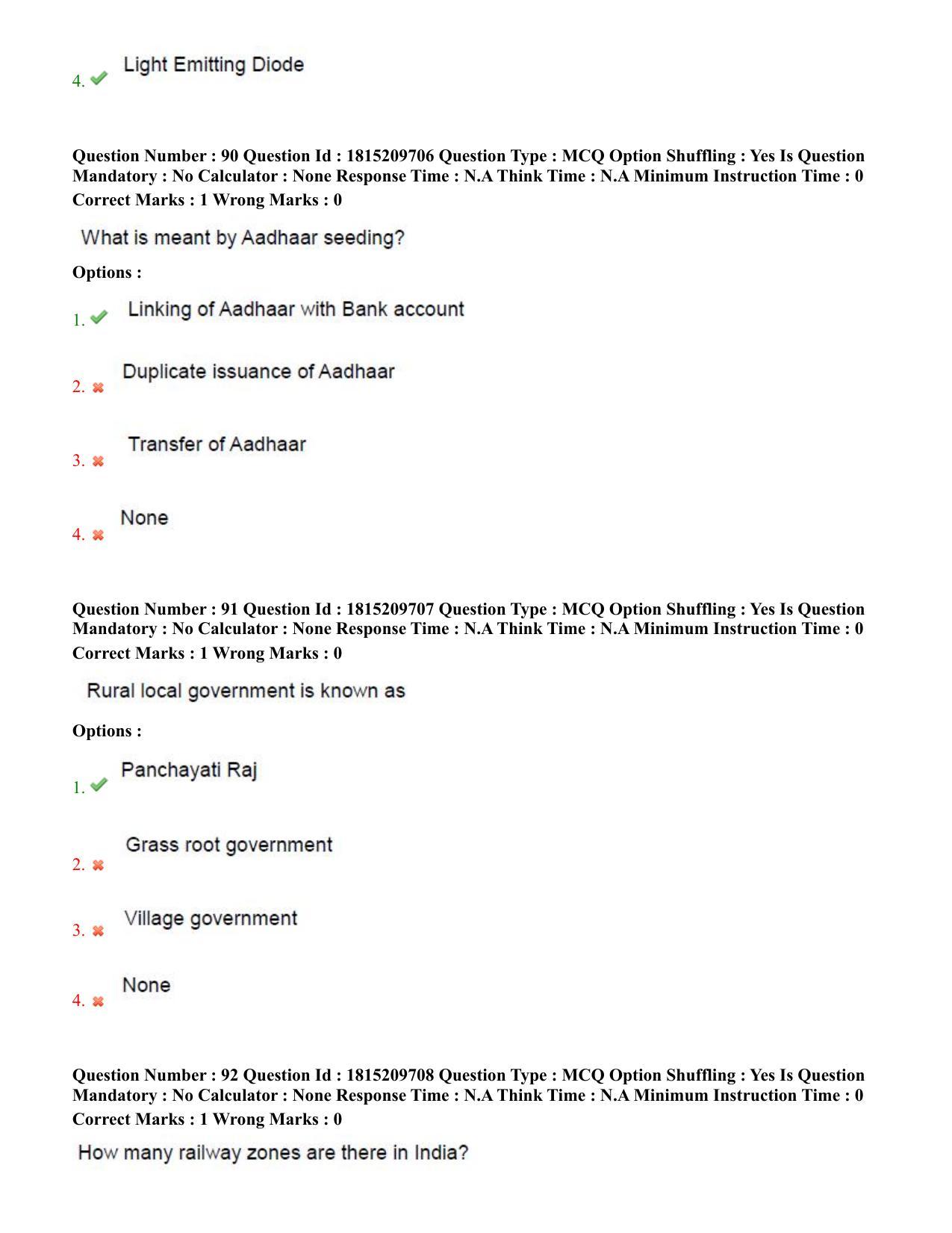 TS CPGET 2023 Master of Human Resource Management MHRM (Shift 2) Question Paper with Answer Key - Page 42