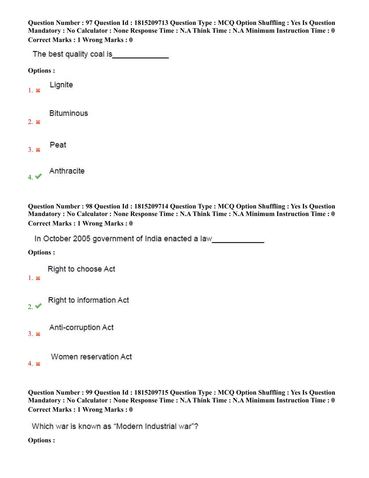 TS CPGET 2023 Master of Human Resource Management MHRM (Shift 2) Question Paper with Answer Key - Page 45