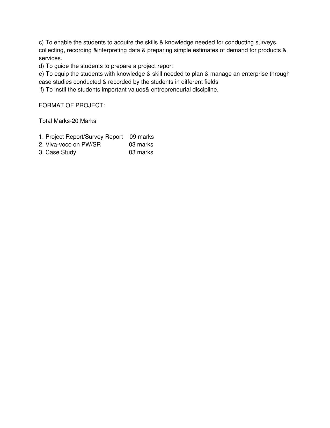JKBOSE Class 11 Entrepreneurship Model Question Paper - Page 4