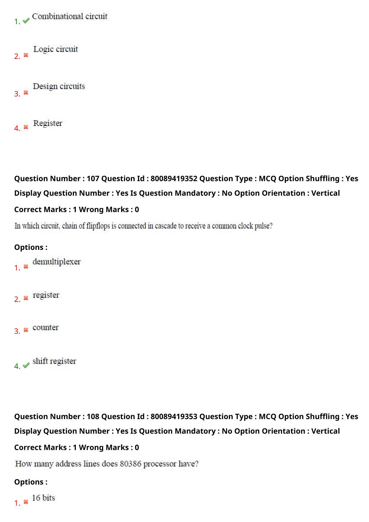 TS ECET 2021 Computer Science and Engineering Question Paper - Page 61