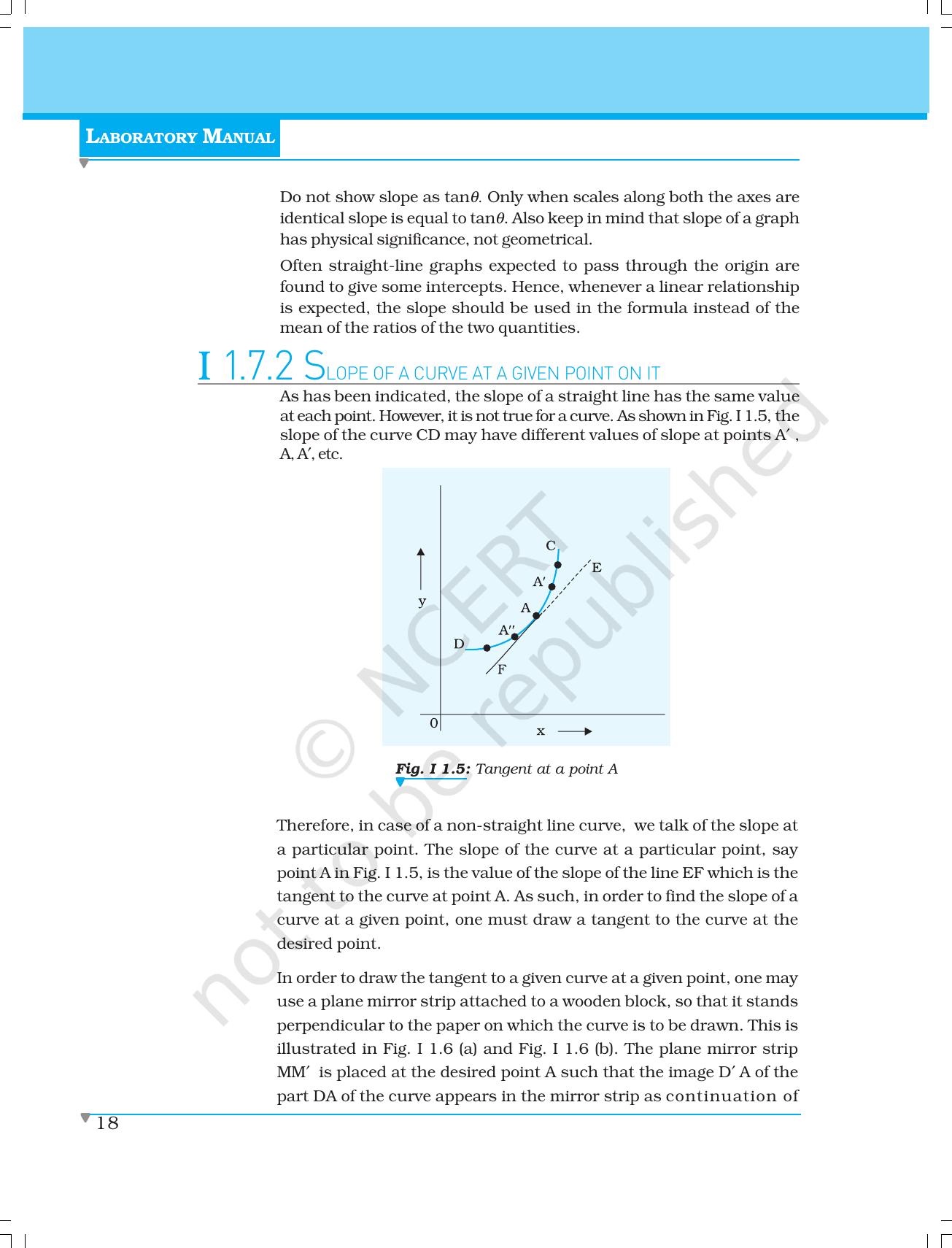 NCERT Laboratory Manuals for Class XI Physics - Major Skills in Physics Practical work - Page 32