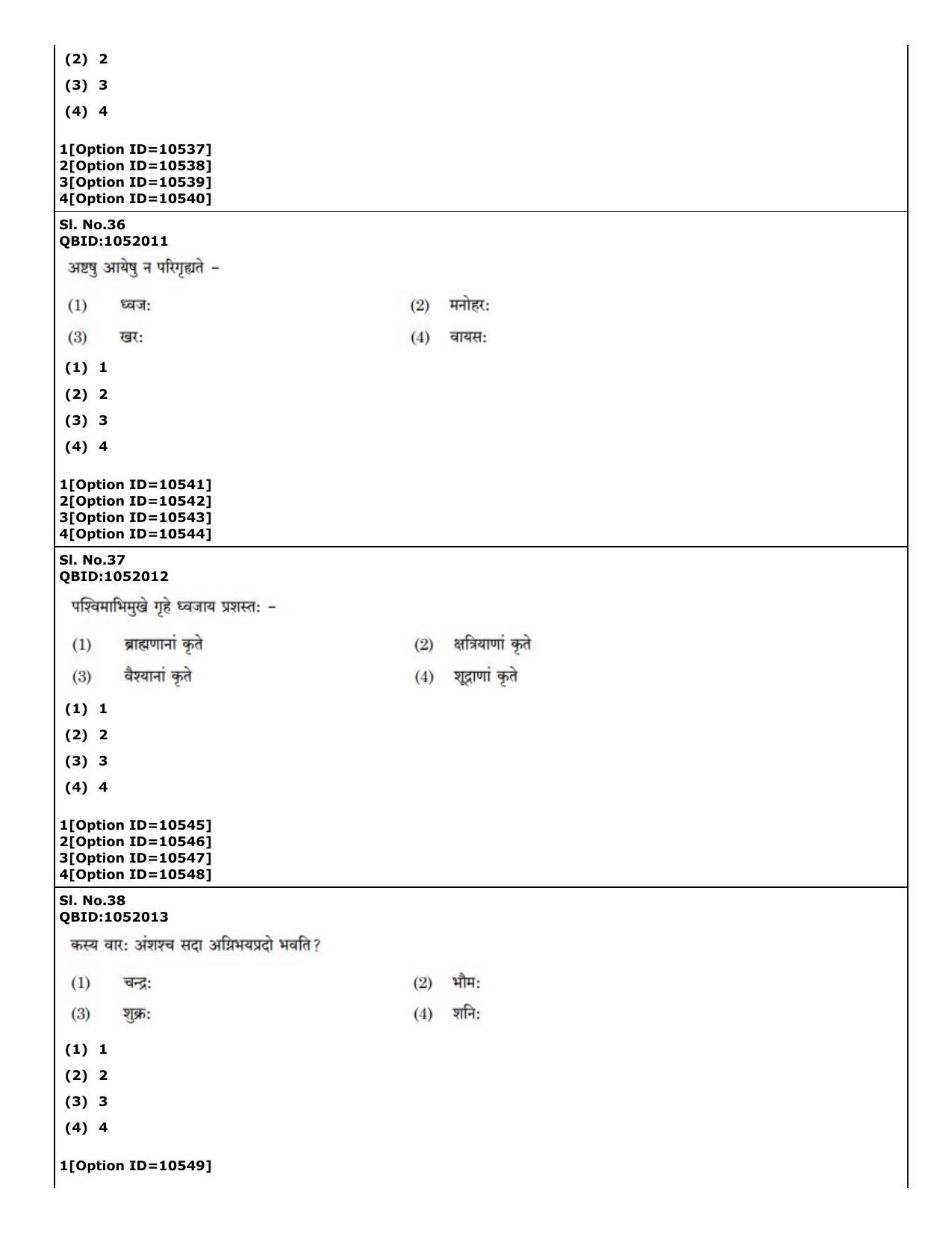 CUET (PG) 2022: PGQP-49 Dharma Sastra, Vastu, Paurohitya, Dharmashashtra (04-09-2022) Question Paper - Page 22