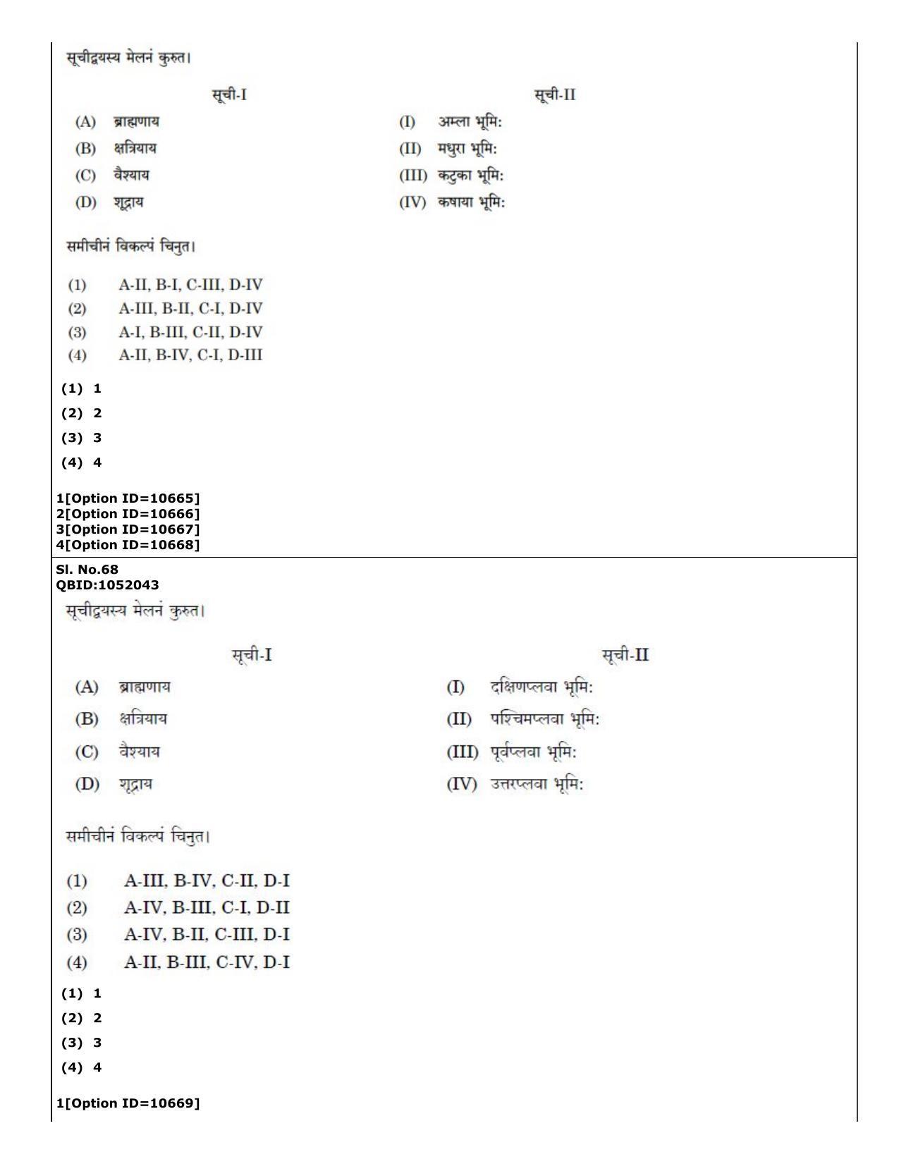 CUET (PG) 2022: PGQP-49 Dharma Sastra, Vastu, Paurohitya, Dharmashashtra (04-09-2022) Question Paper - Page 32