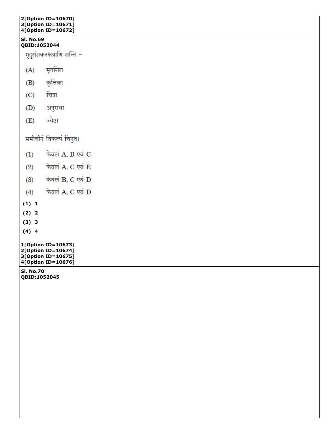 CUET (PG) 2022: PGQP-49 Dharma Sastra, Vastu, Paurohitya, Dharmashashtra (04-09-2022) Question Paper - Page 33