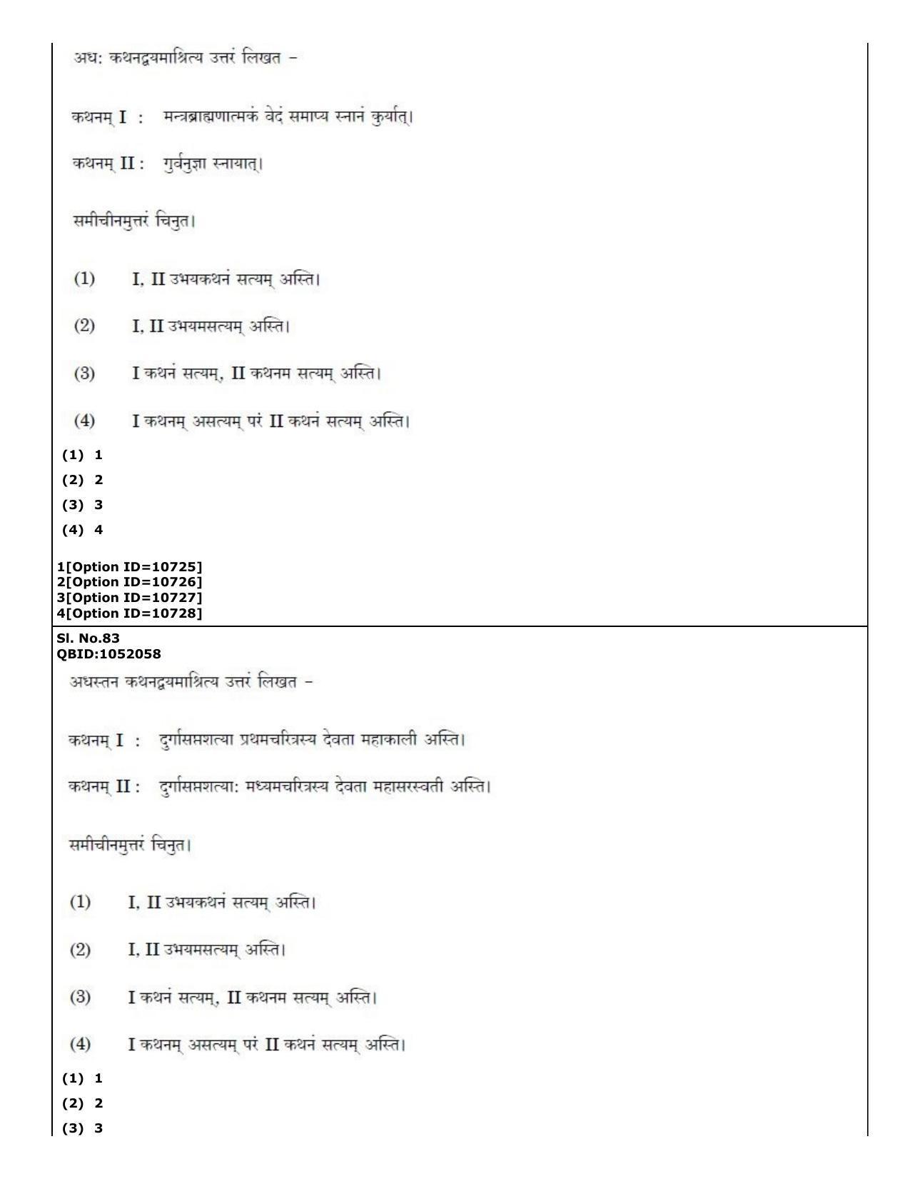CUET (PG) 2022: PGQP-49 Dharma Sastra, Vastu, Paurohitya, Dharmashashtra (04-09-2022) Question Paper - Page 42