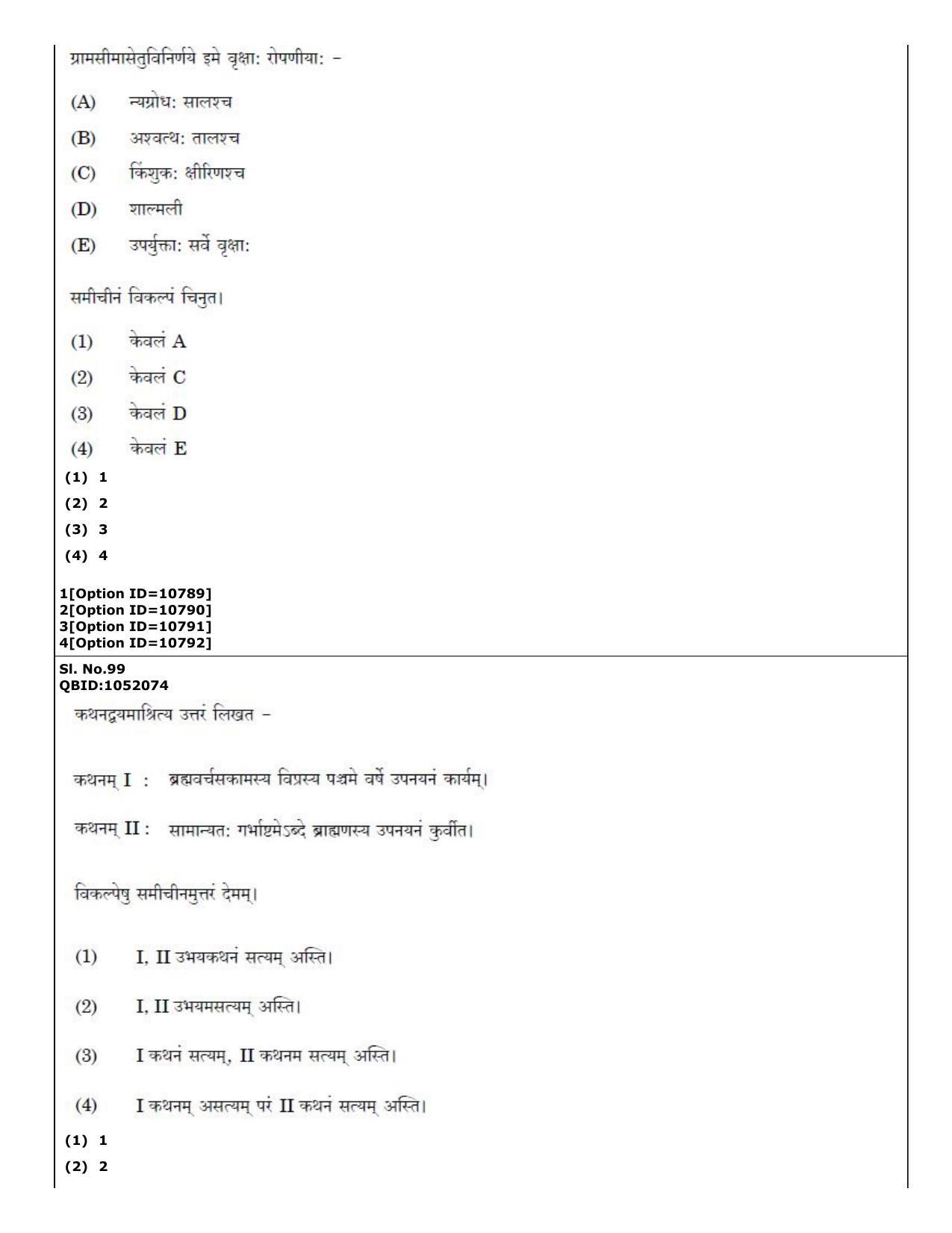 CUET (PG) 2022: PGQP-49 Dharma Sastra, Vastu, Paurohitya, Dharmashashtra (04-09-2022) Question Paper - Page 52