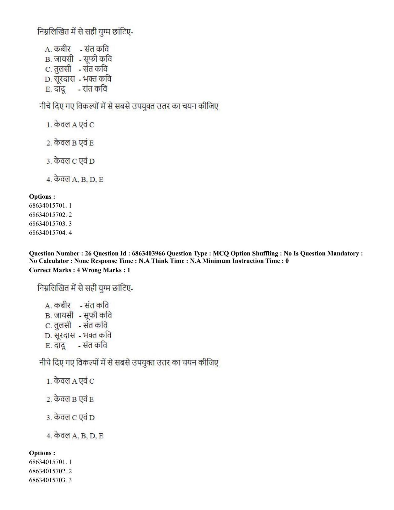 CUET PG 2023: COQP05 – B.Ed. Languages (Eng.) - Shift 1 (05-06-2023) Question Paper - Page 28