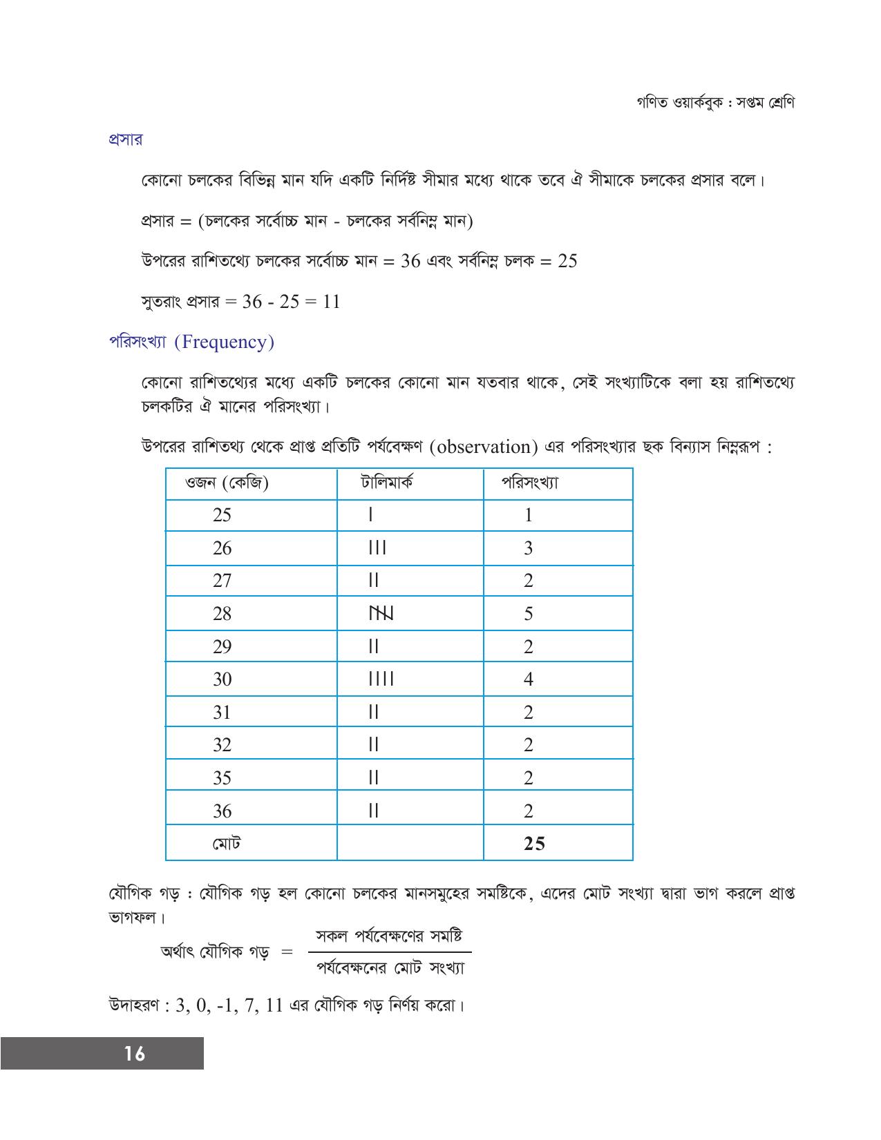 Tripura Board Class 7 Math Bengali Version Workbooks - Page 22