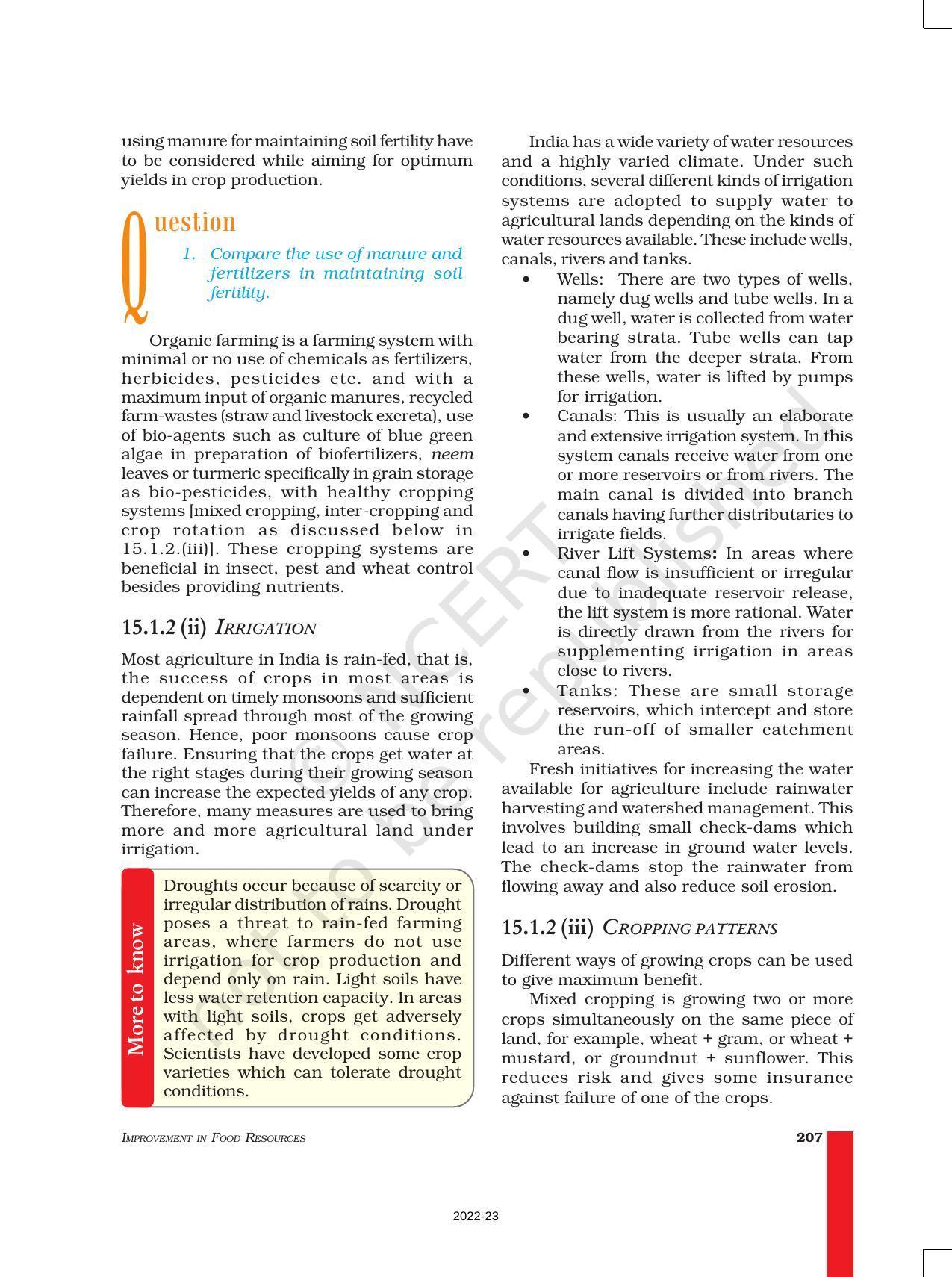 NCERT Book for Class 9 Science Chapter 15 Improvement in Food Resources - Page 5