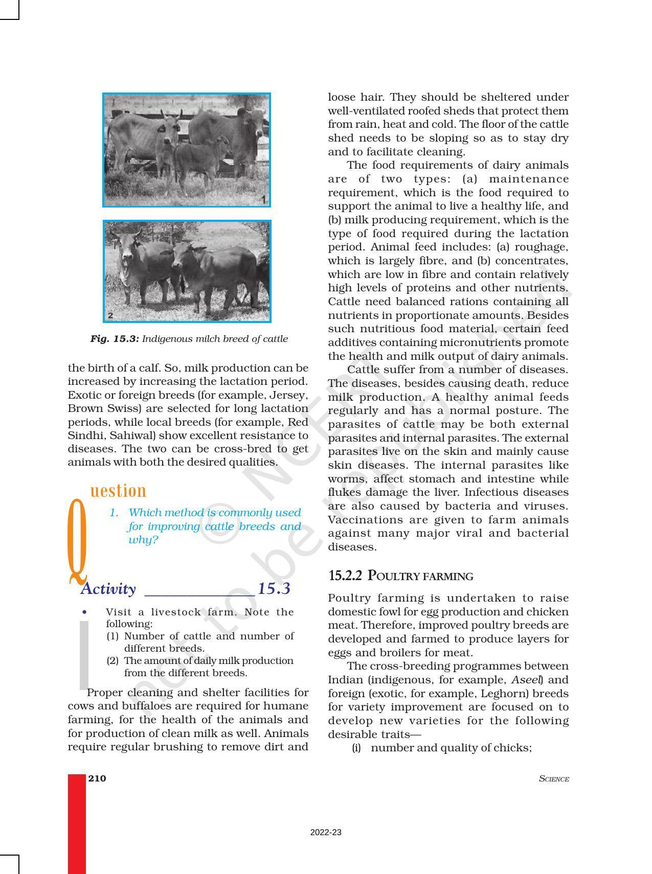 NCERT Book for Class 9 Science Chapter 15 Improvement in Food Resources - Page 8