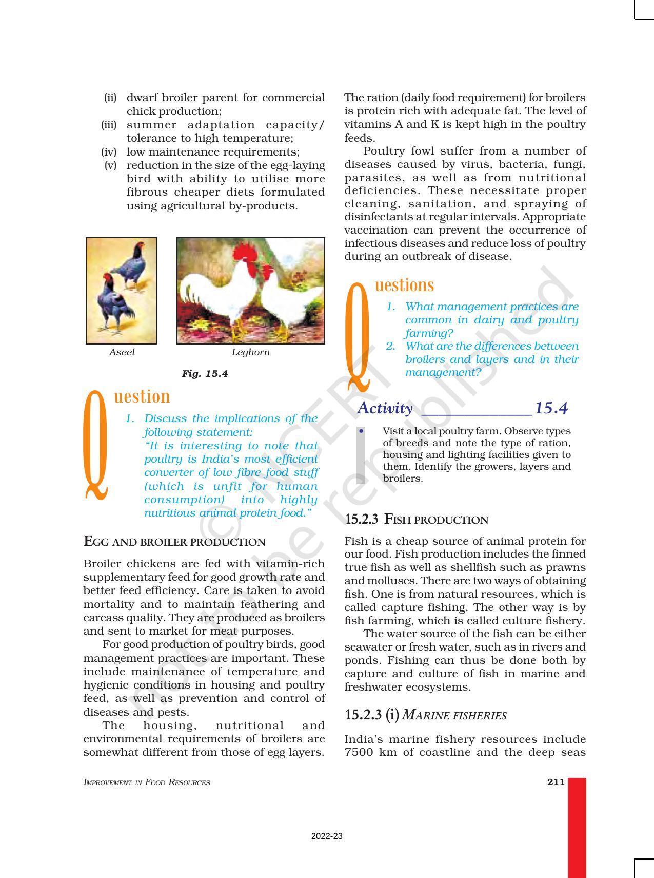 NCERT Book for Class 9 Science Chapter 15 Improvement in Food Resources - Page 9