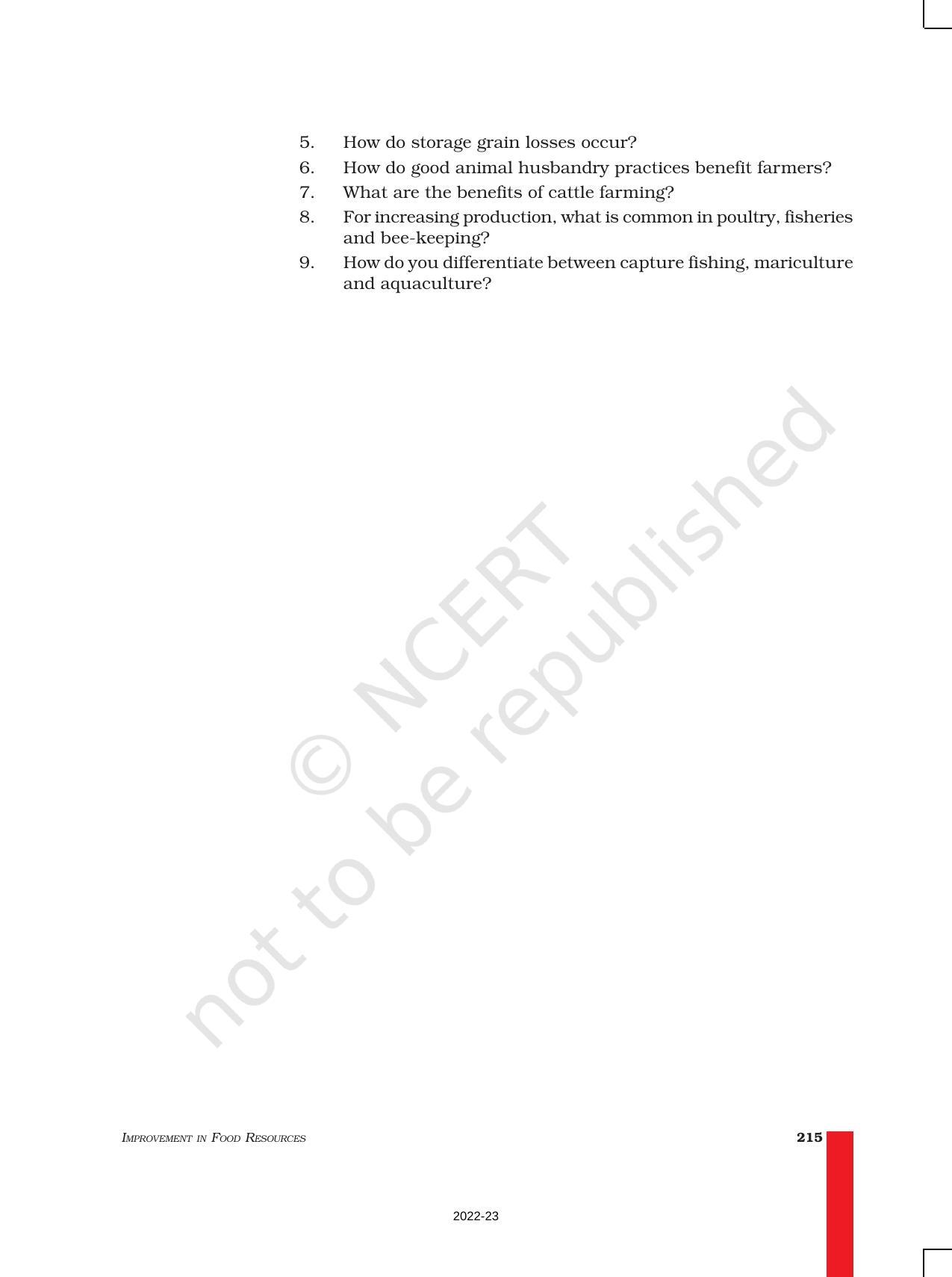 NCERT Book for Class 9 Science Chapter 15 Improvement in Food Resources - Page 13