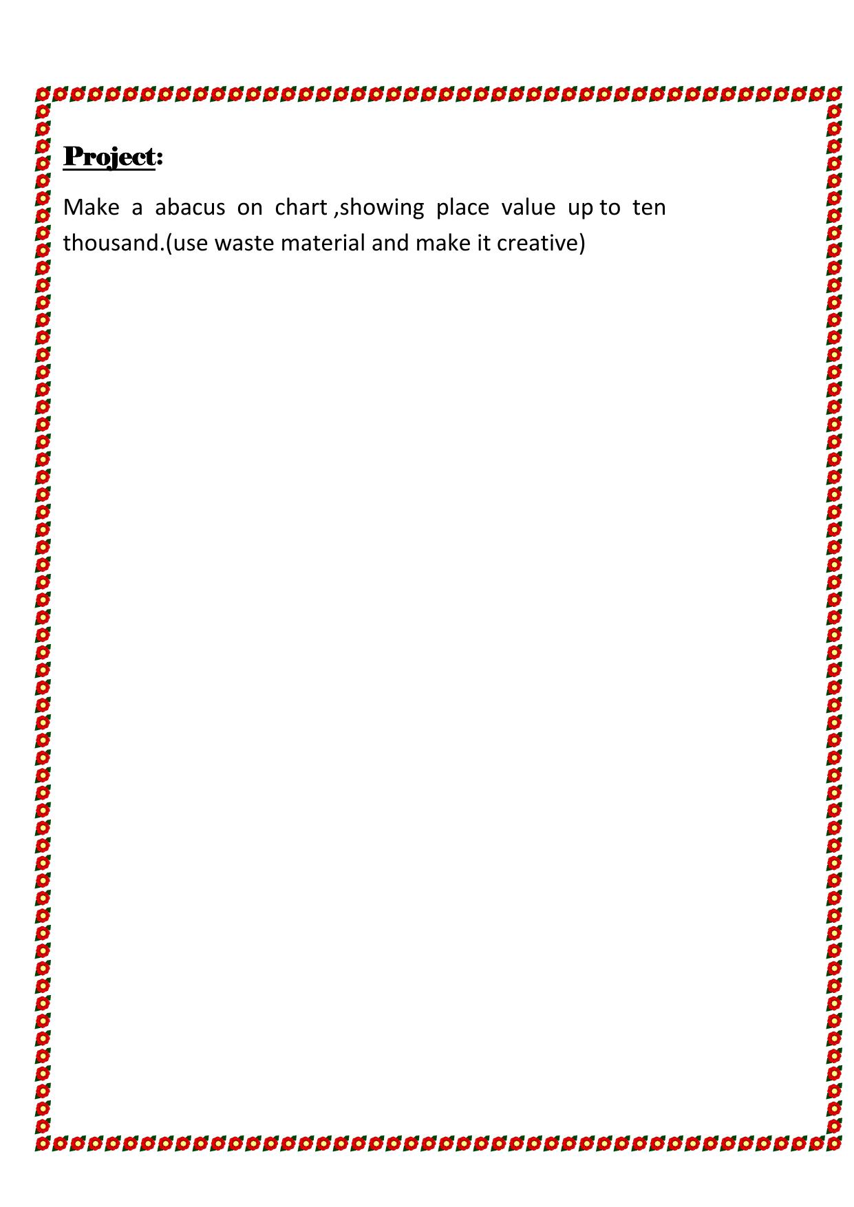Worksheet for Class 3 Mathematics Assignment 93 - Page 6