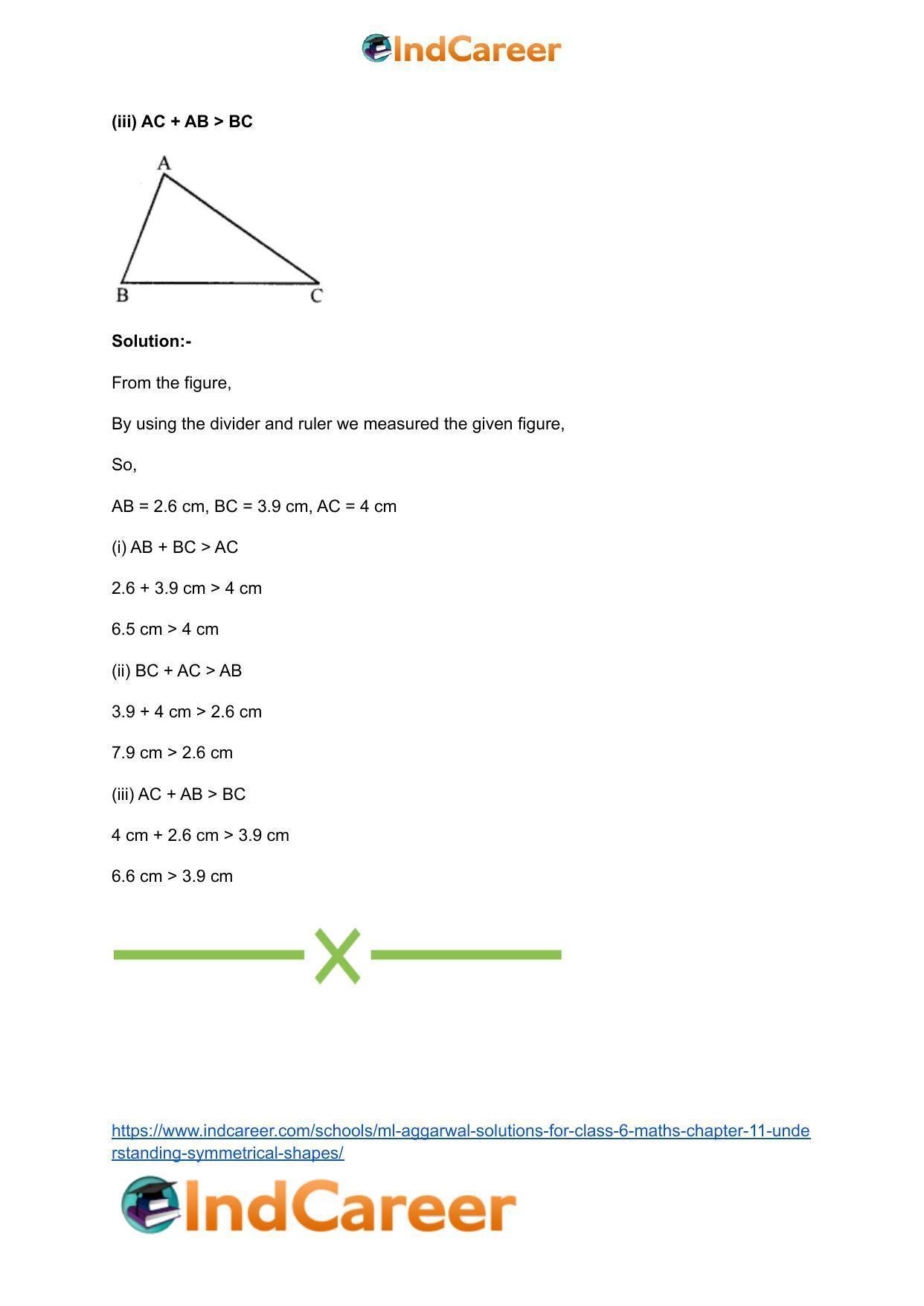 ML Aggarwal Solutions for Class 6 Maths Chapter 11- Understanding Symmetrical Shapes - Page 6