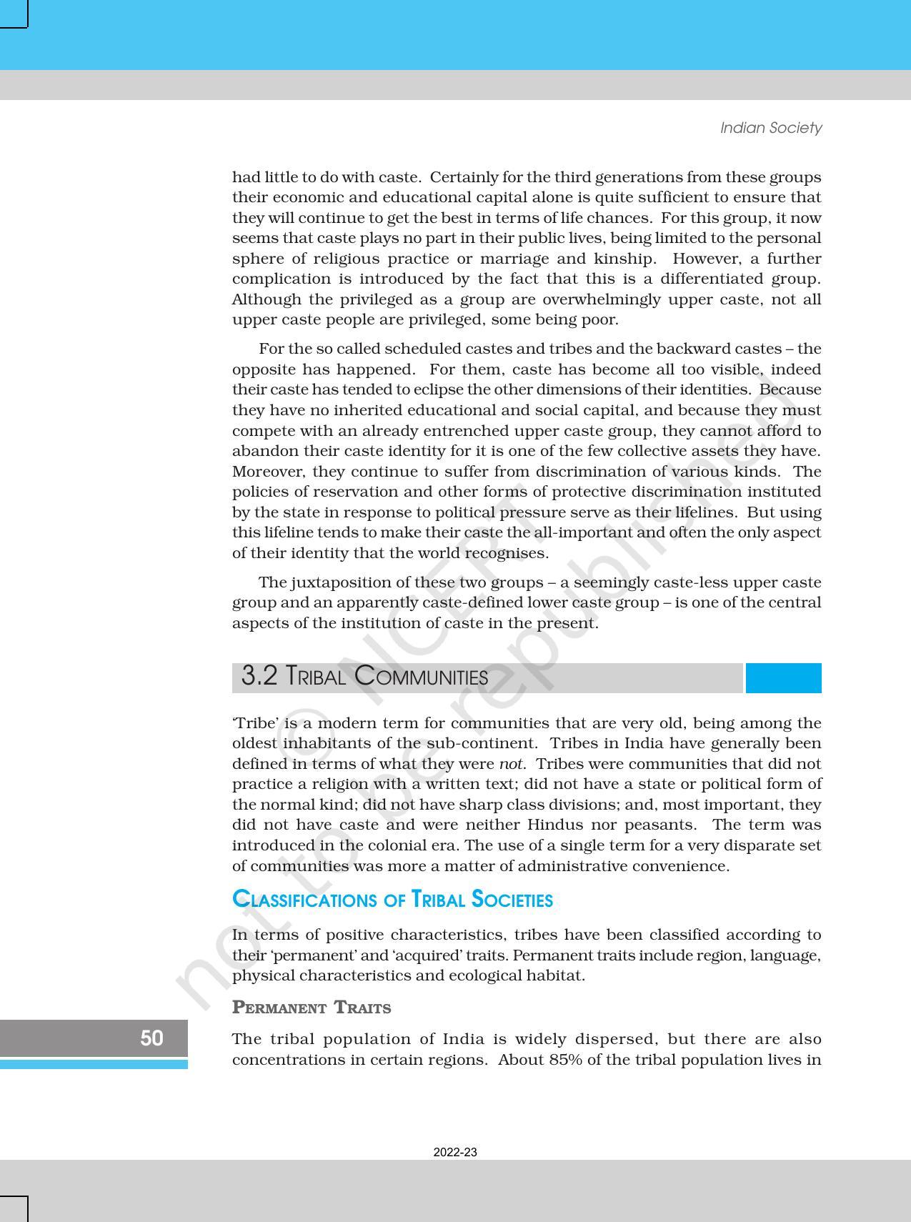 NCERT Book for Class 12 Sociology (Indian Society) Chapter 3 Social Institutions: Continuity and Change - Page 10