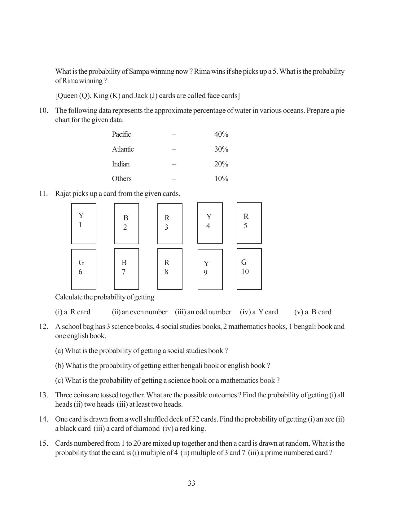 Tripura Board Class 8 Math English Version Workbooks - Page 33