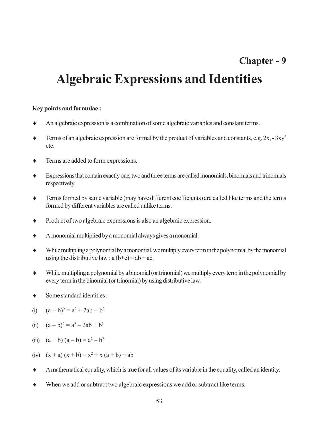 Tripura Board Class 8 Math English Version Workbooks - Page 53