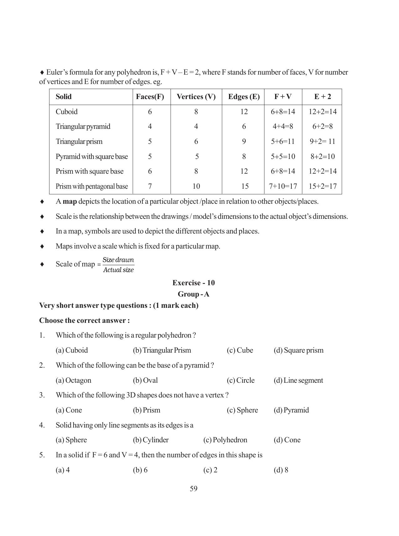 Tripura Board Class 8 Math English Version Workbooks - Page 59