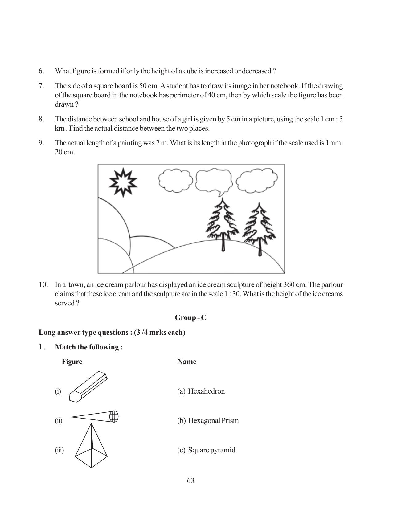 Tripura Board Class 8 Math English Version Workbooks - Page 63