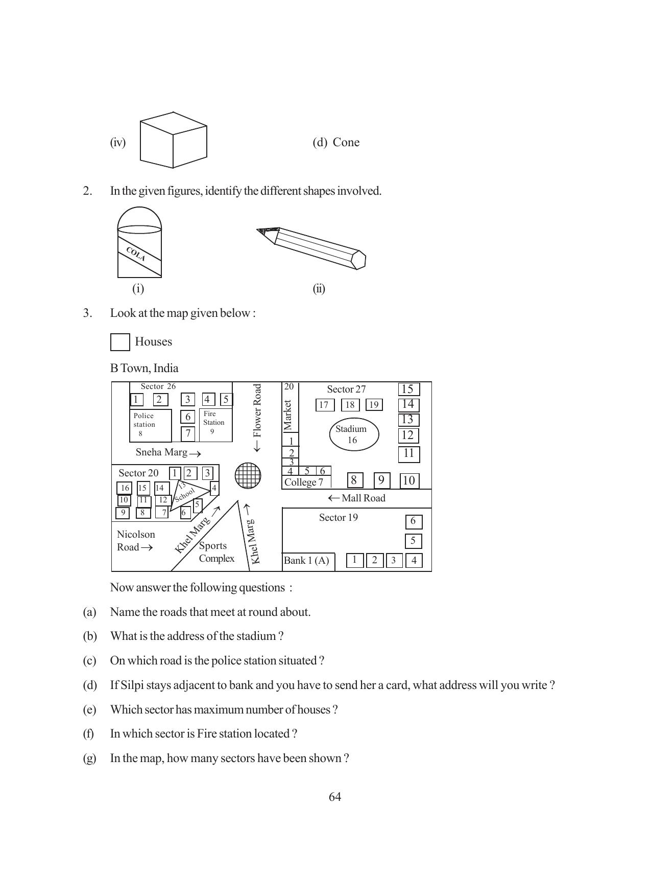 Tripura Board Class 8 Math English Version Workbooks - Page 64