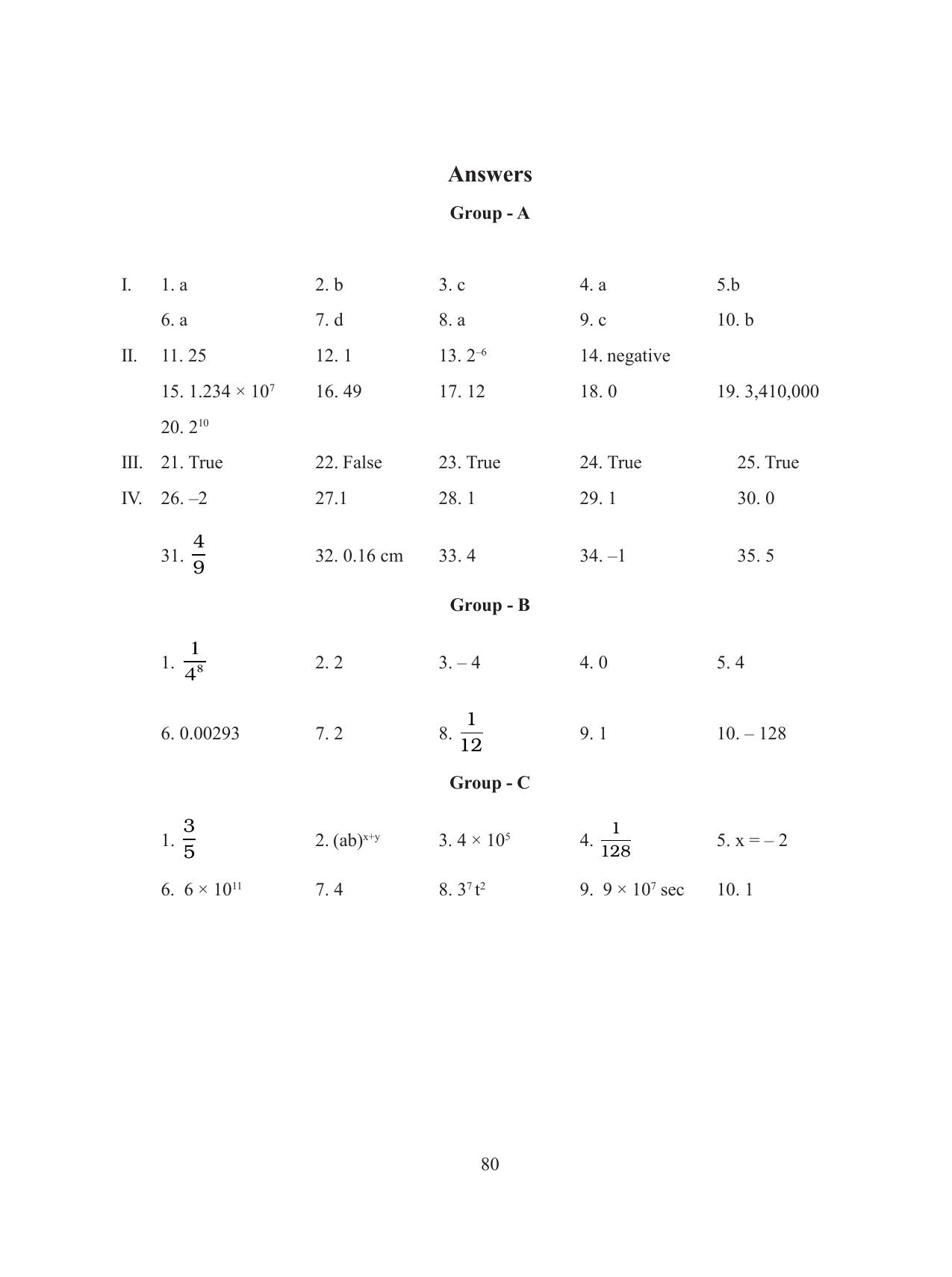 Tripura Board Class 8 Math English Version Workbooks - Page 80