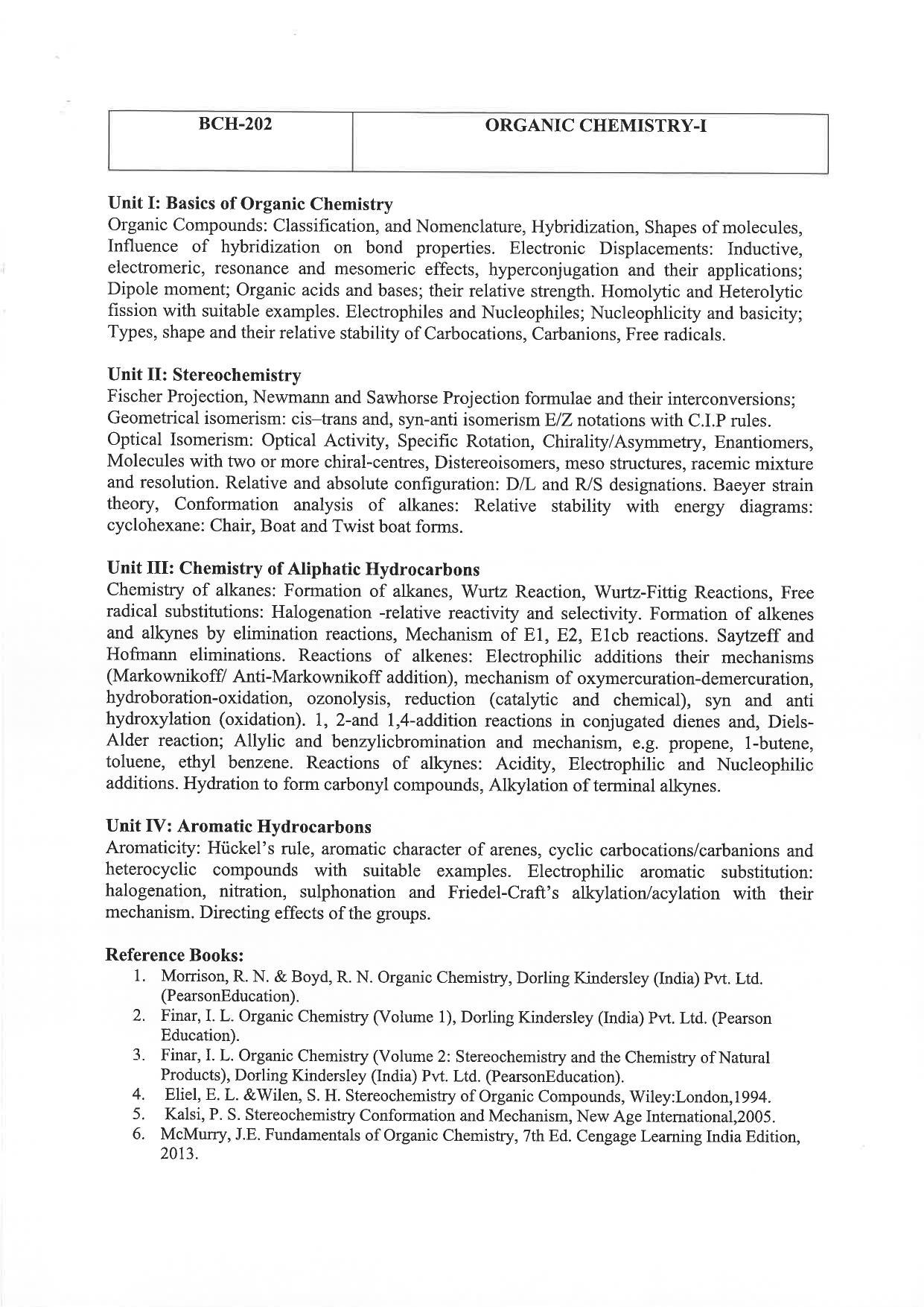 JMI Entrance Exam M26-M.Sc (Chemistry:Materials) / M.Sc (Chemistry:Inorganic) / M.Sc (Chemistry:Organic) / M.Sc (Chemistry:Physical) Syllabus - Page 7