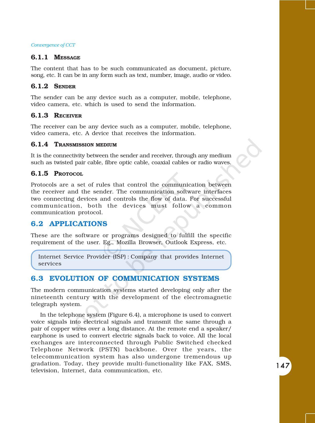 NCERT Book for Class 11 Computers Chapter 6 Convergence of CCT - Page 4