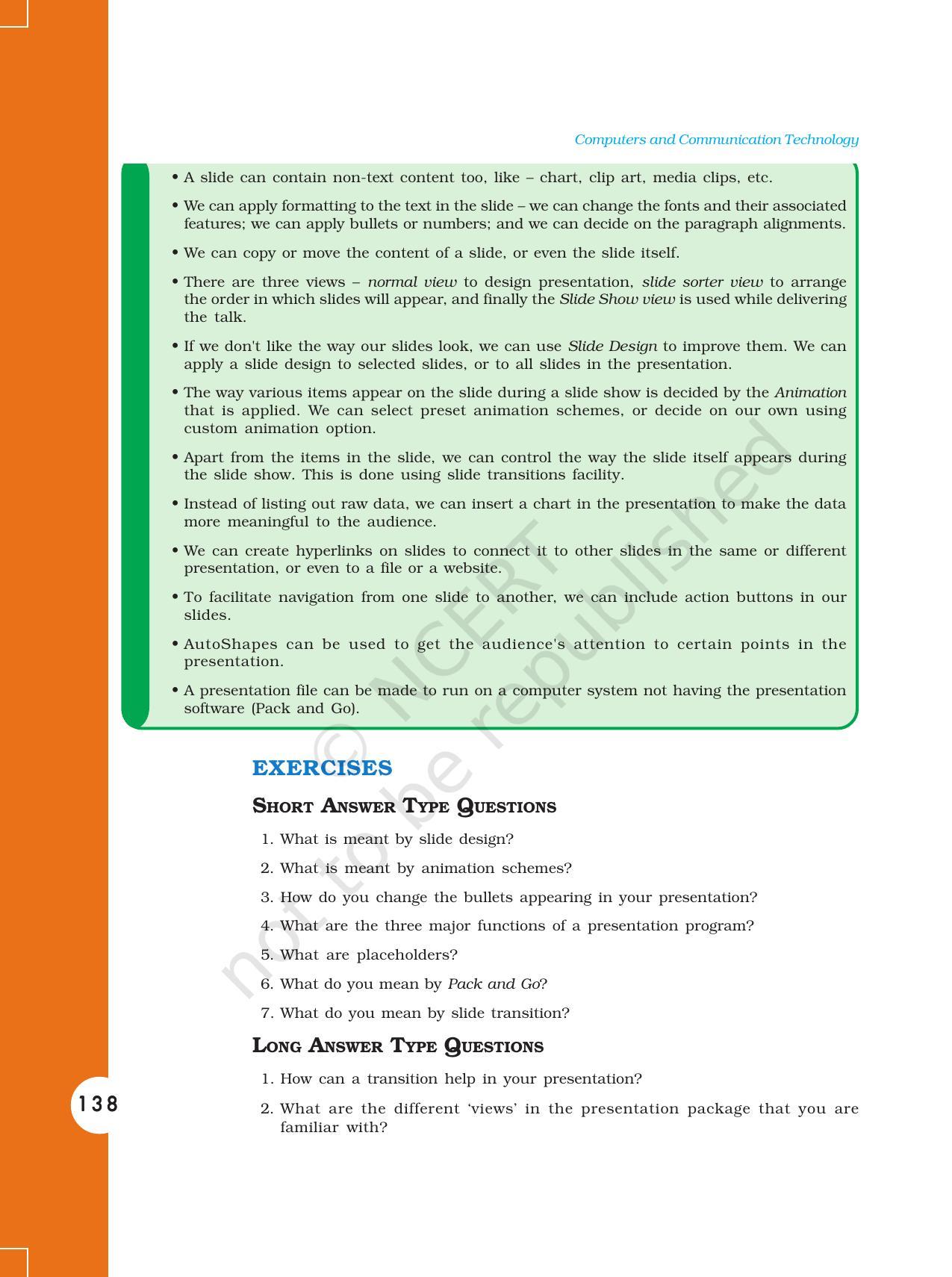 NCERT Book for Class 11 Computers Chapter 5 Electronic Presentation Tool - Page 16